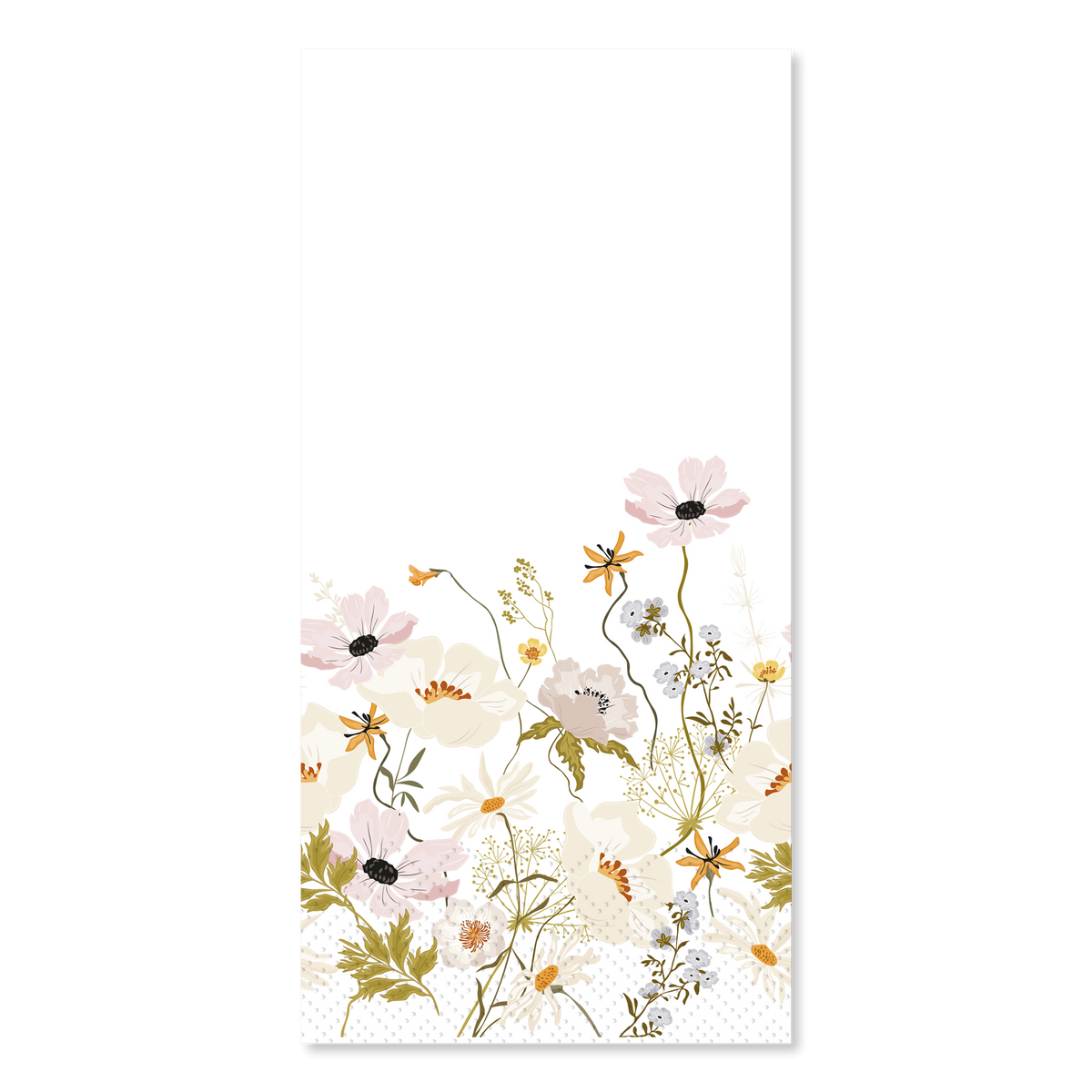 Servietten 40x40 mit Blumenmotiv, 16 Stück, 3-lagig