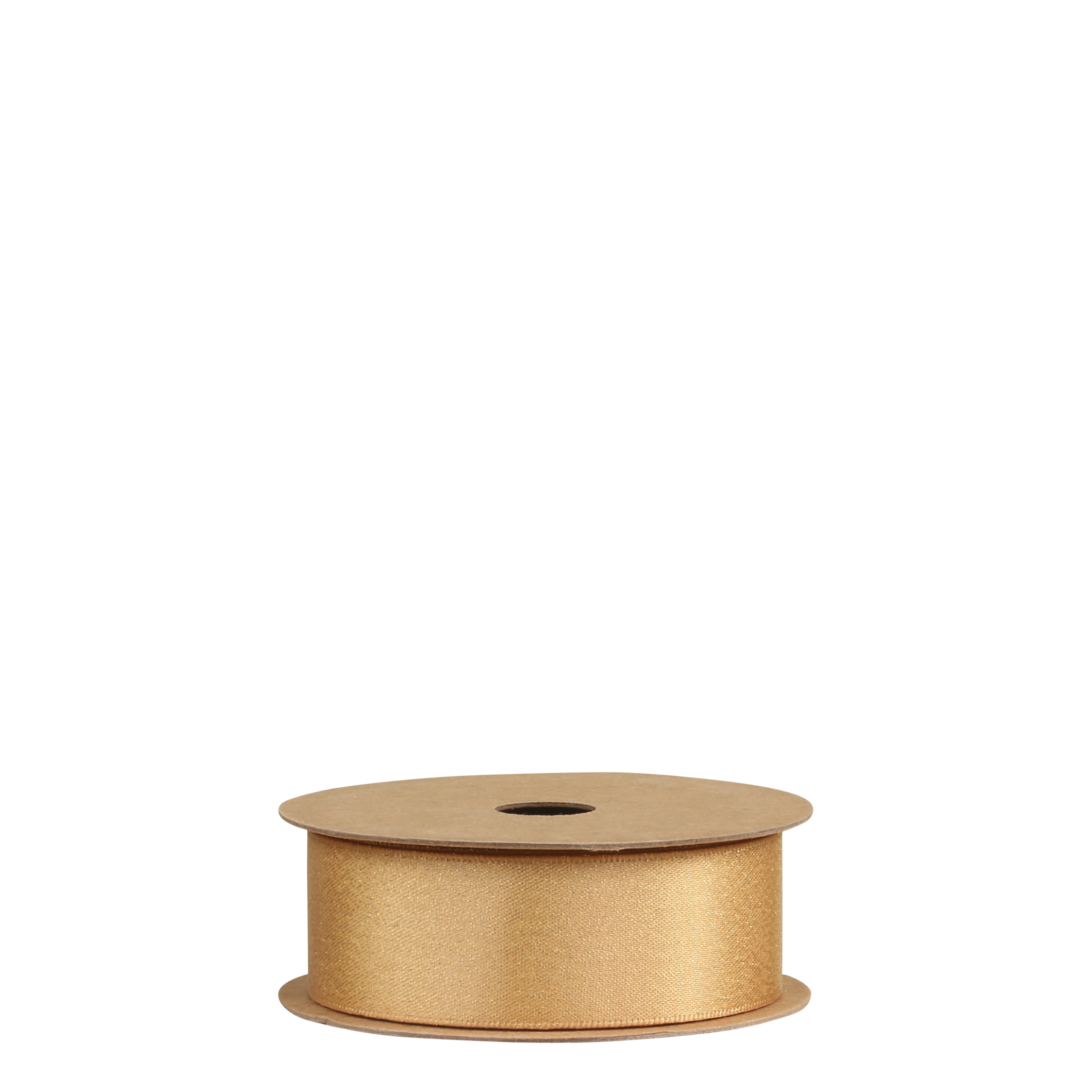 Ribbon w. glitter L5 m/W 25 mm caramel