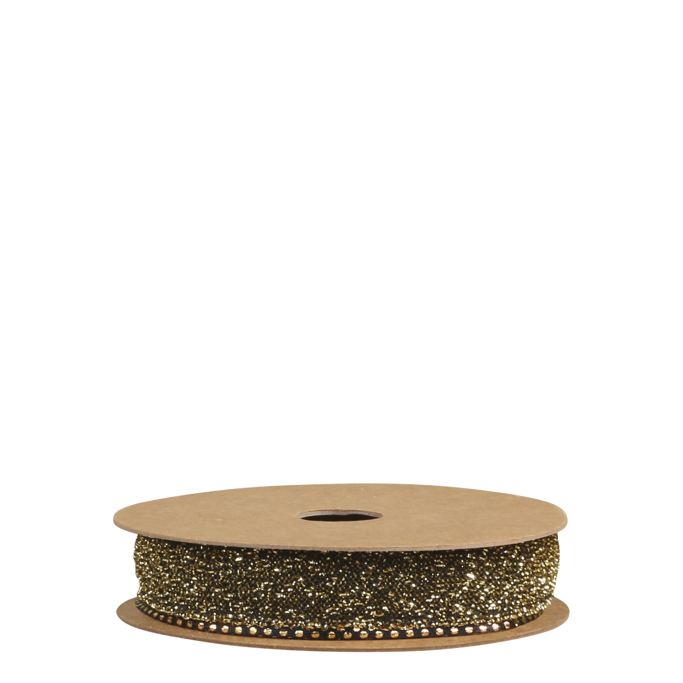 Ribbon w. glitter L5 m/W 15 mm gold