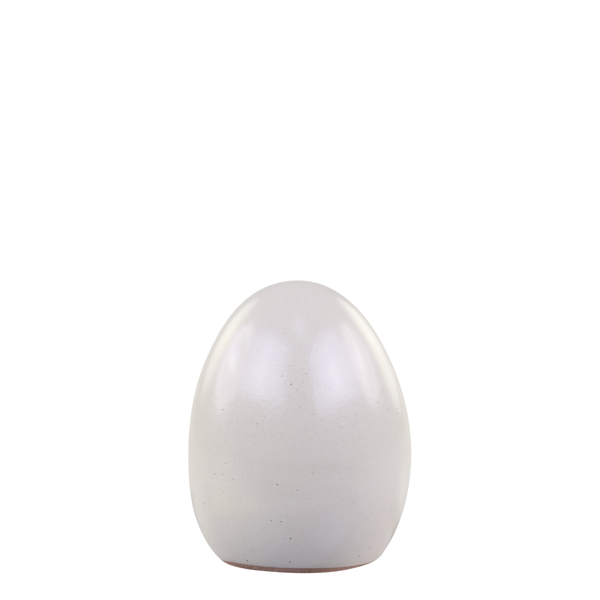 Porzellan Osterei in Hell Latte, 8 cm hoch