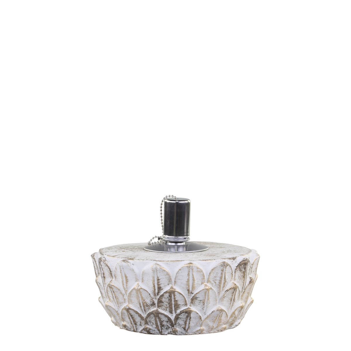 Vittel Öllampe mit Goldmuster – Gartenaccessoire, 17,5 cm