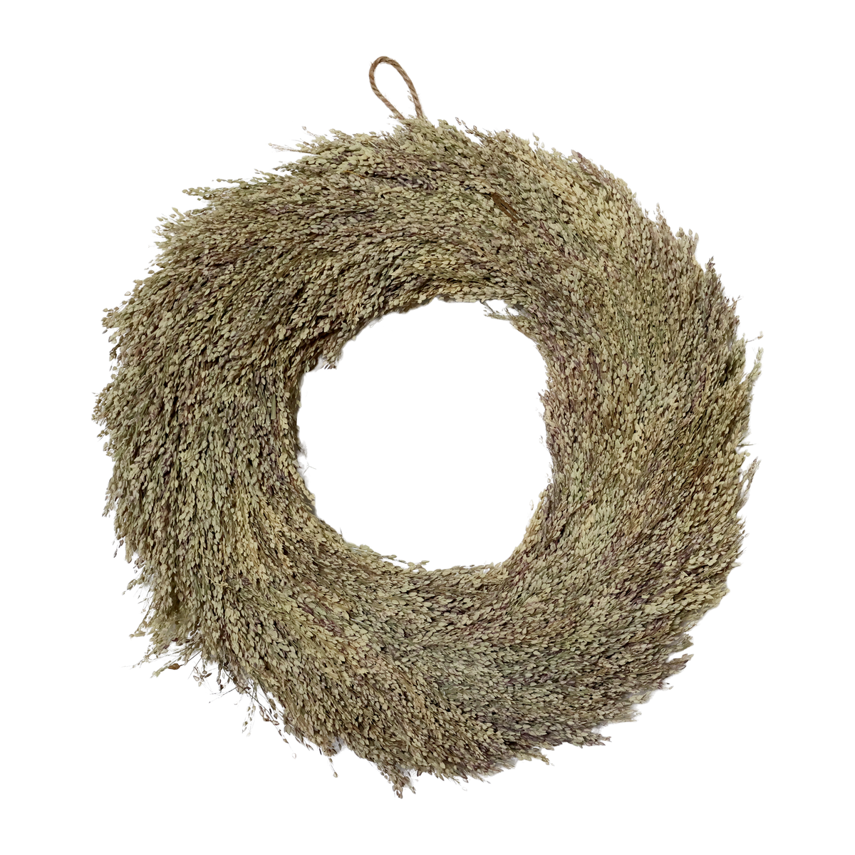 Fleur Kranz aus Gras, 35 cm Durchmesser, natur