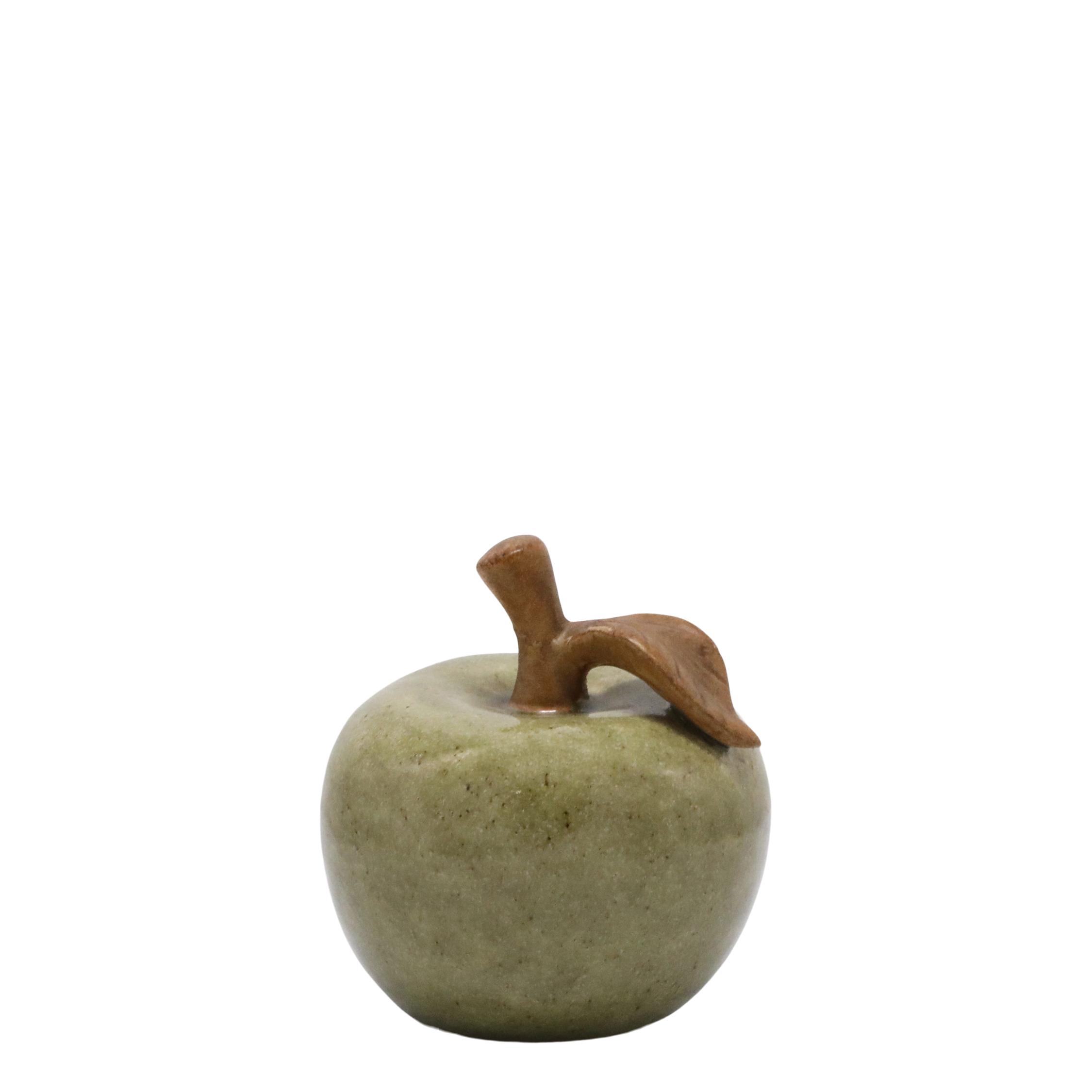 Apfel-Deko aus Steingut für Regal und Wohnzimmer