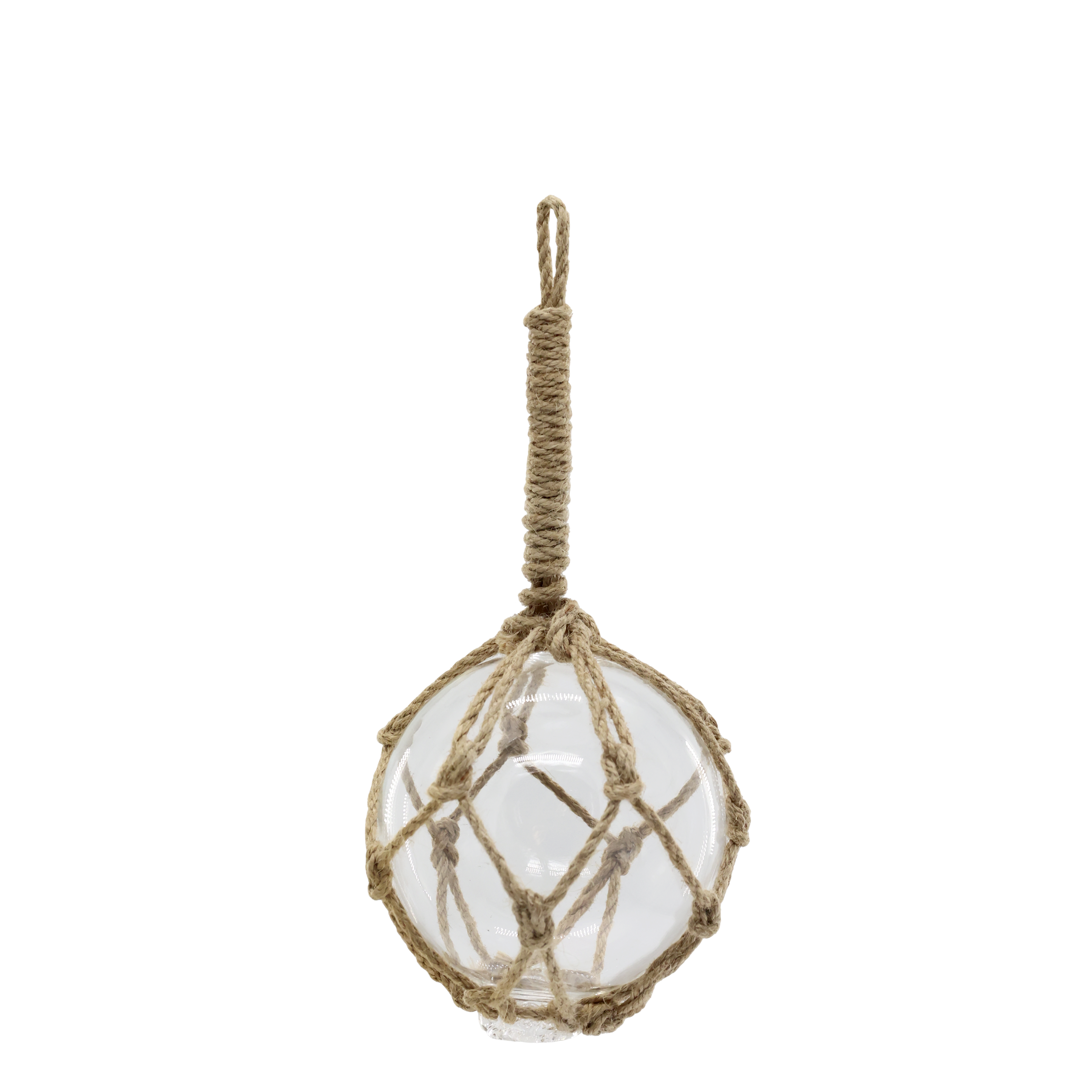 Fishing Float in glass D10 cm nature