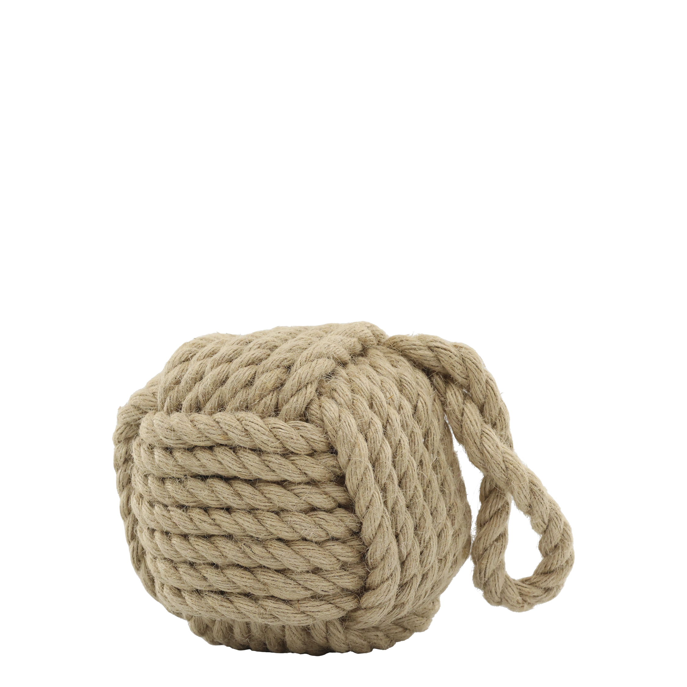Dekoration Türstopper mit Seil, Zement, 14 cm