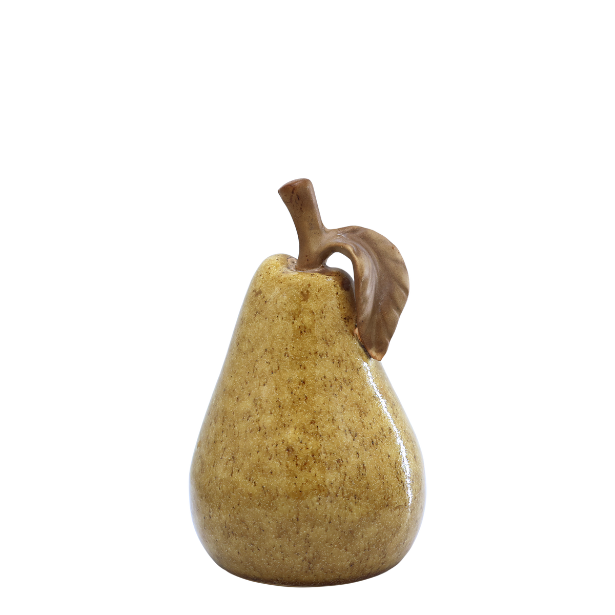 Keramik Birne Deko 18,5 cm hoch für Regal