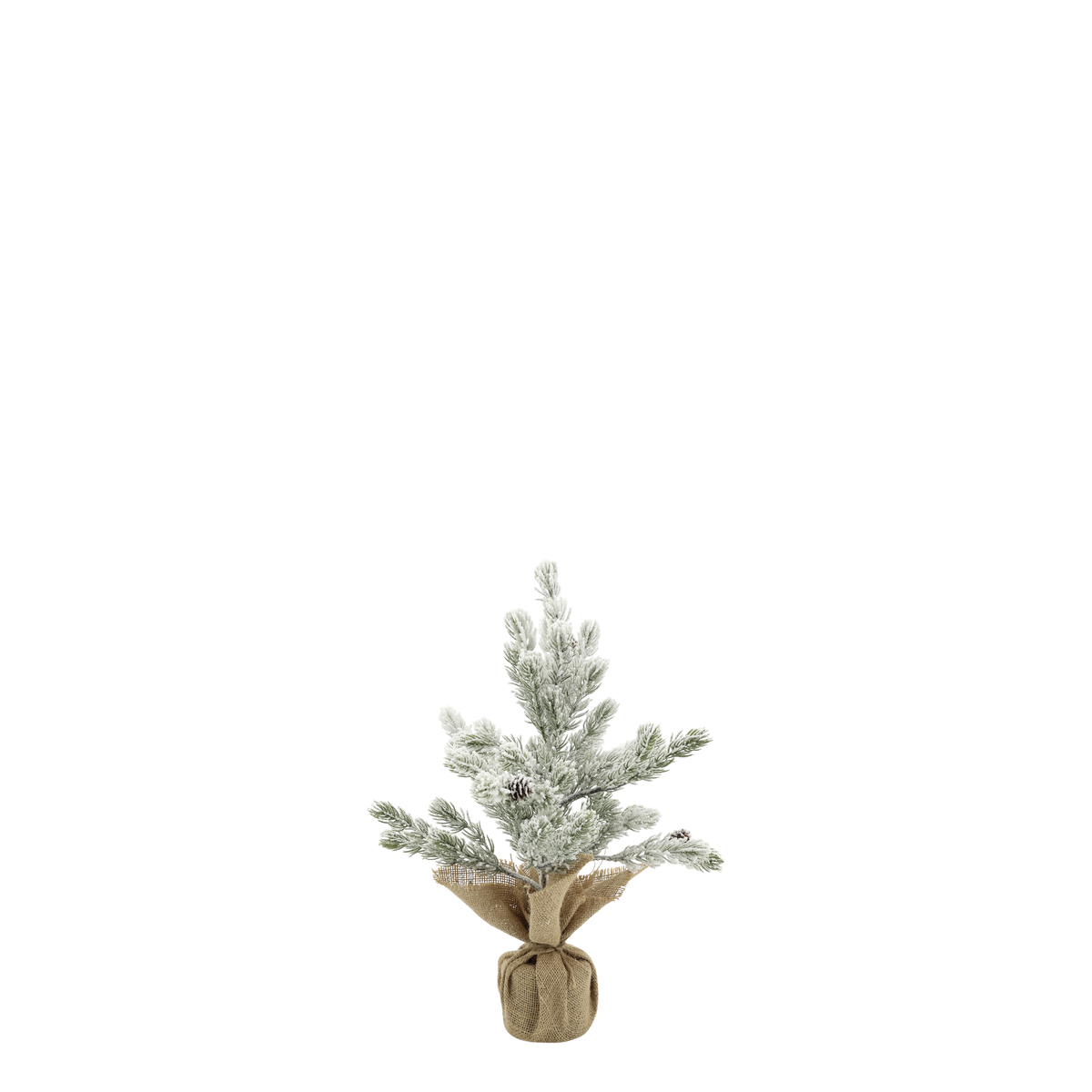 Fleur Tannenbaum mit Schnee und Zapfen, 42 cm hoch