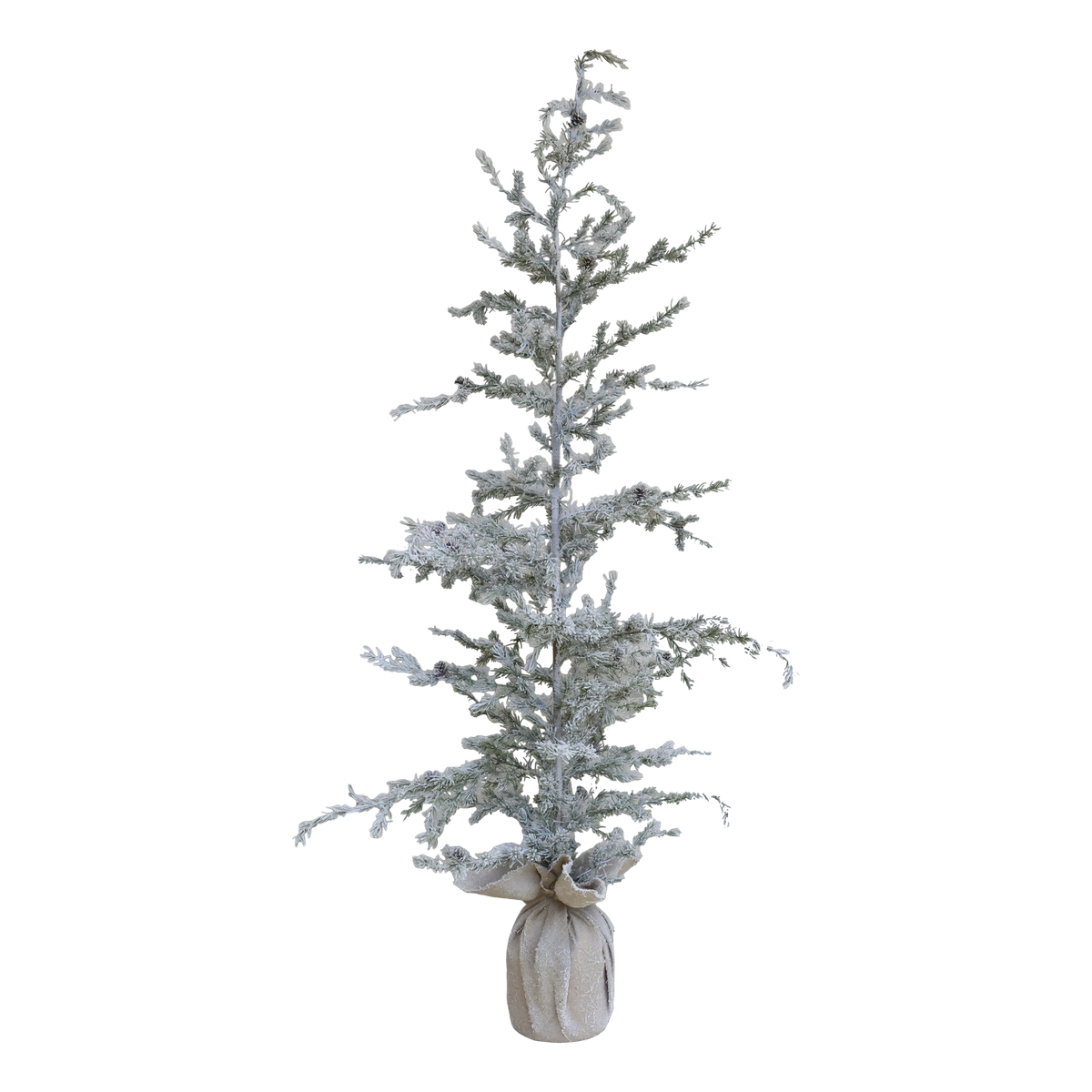 Kunst-Tannenbaum mit Schnee und Zapfen, 180 cm