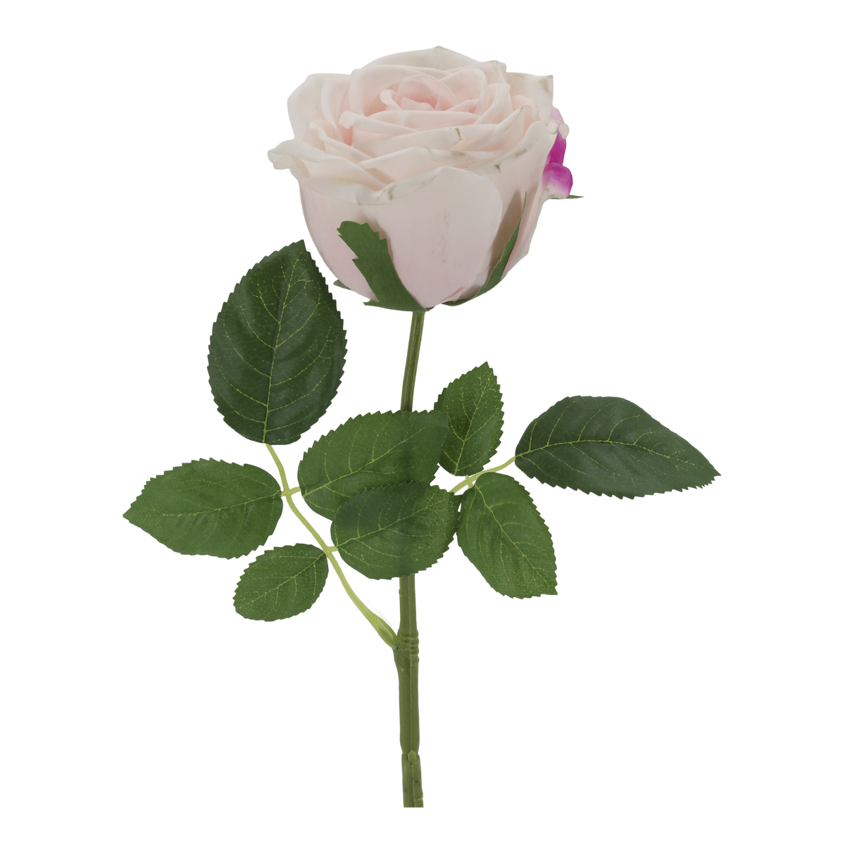 Kunstblume Fleur Rose Silk Touch, Höhe 43 cm, rosa