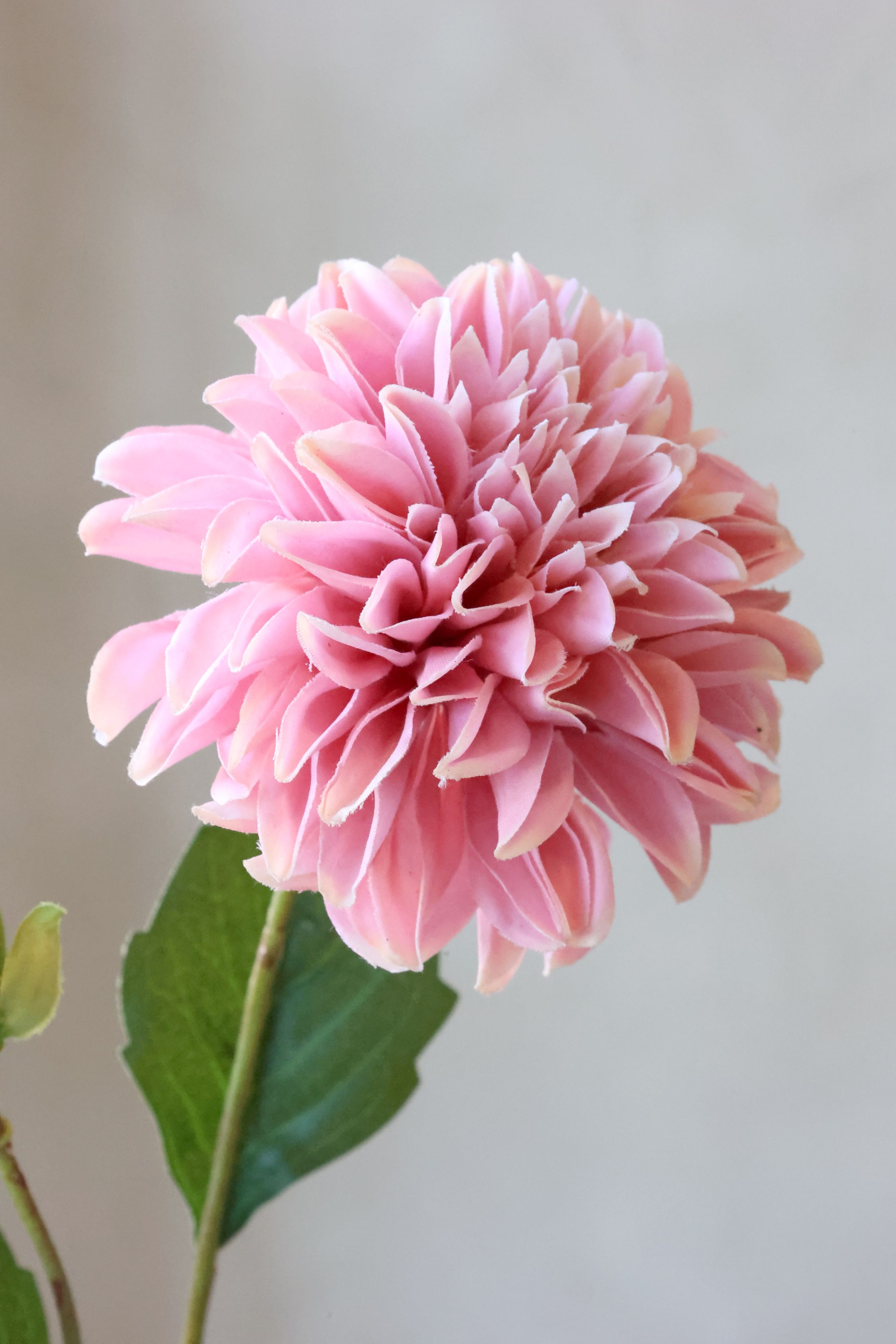 Dahlie Kunstblume mit Stiel, 44 cm, rosa
