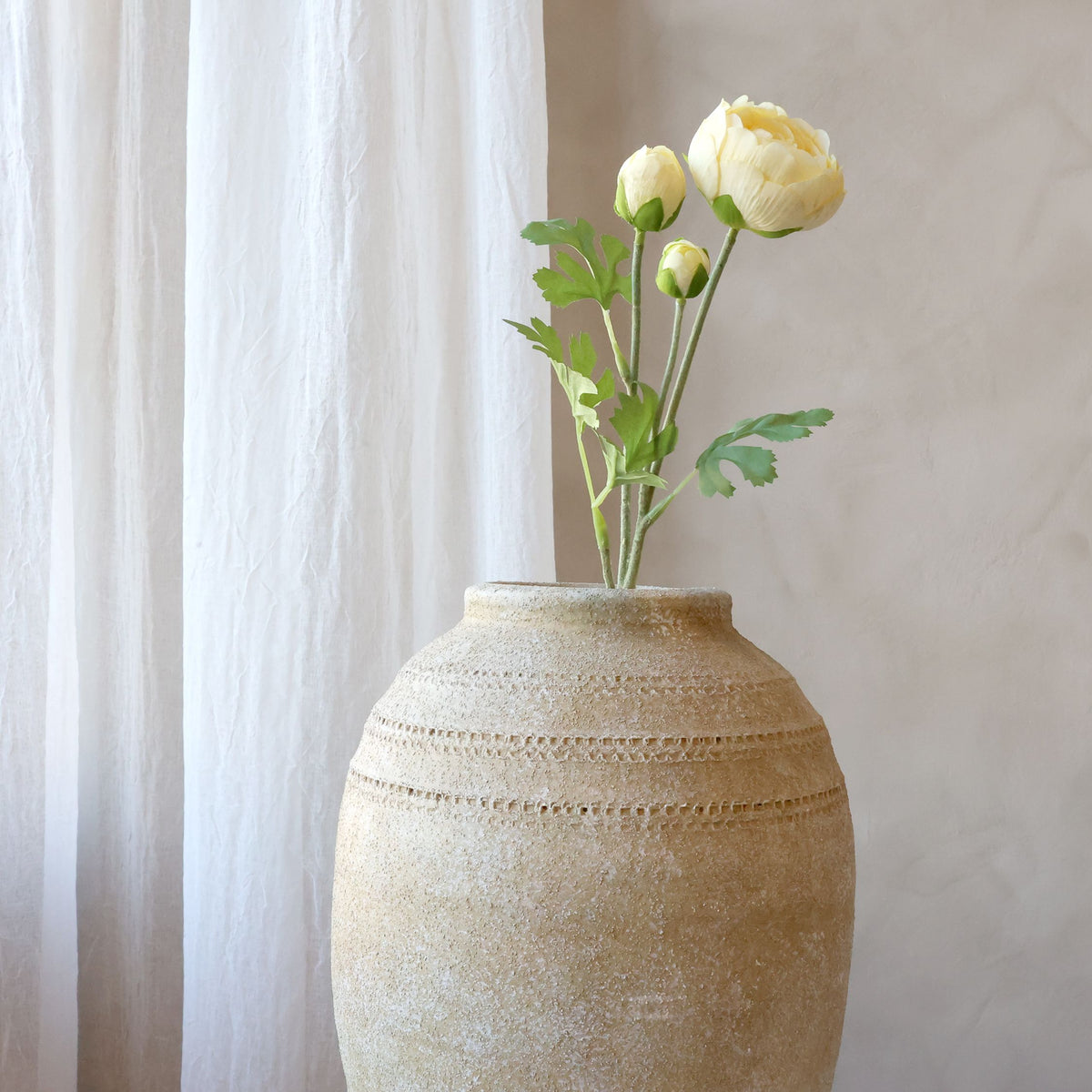Kunstblume Butterblume in Melone, 52 cm