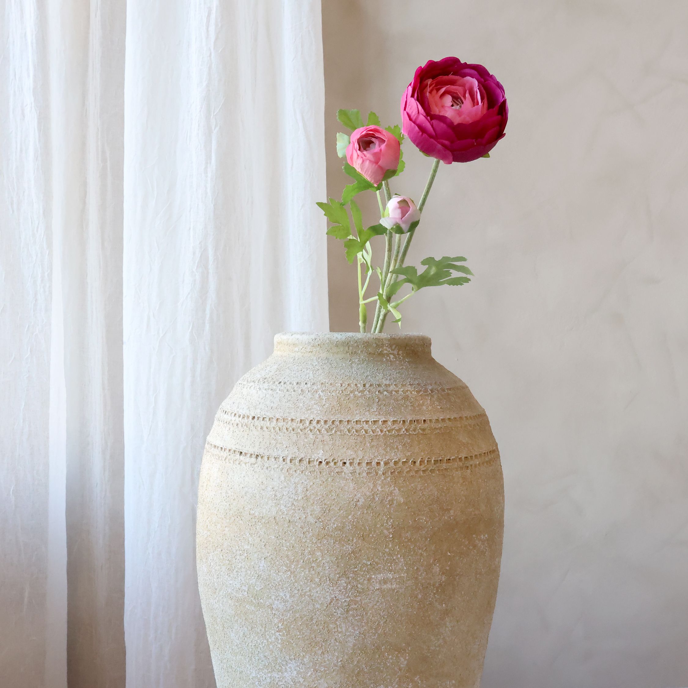 Kunstblume Butterblume in Dusty Pink, 52 cm