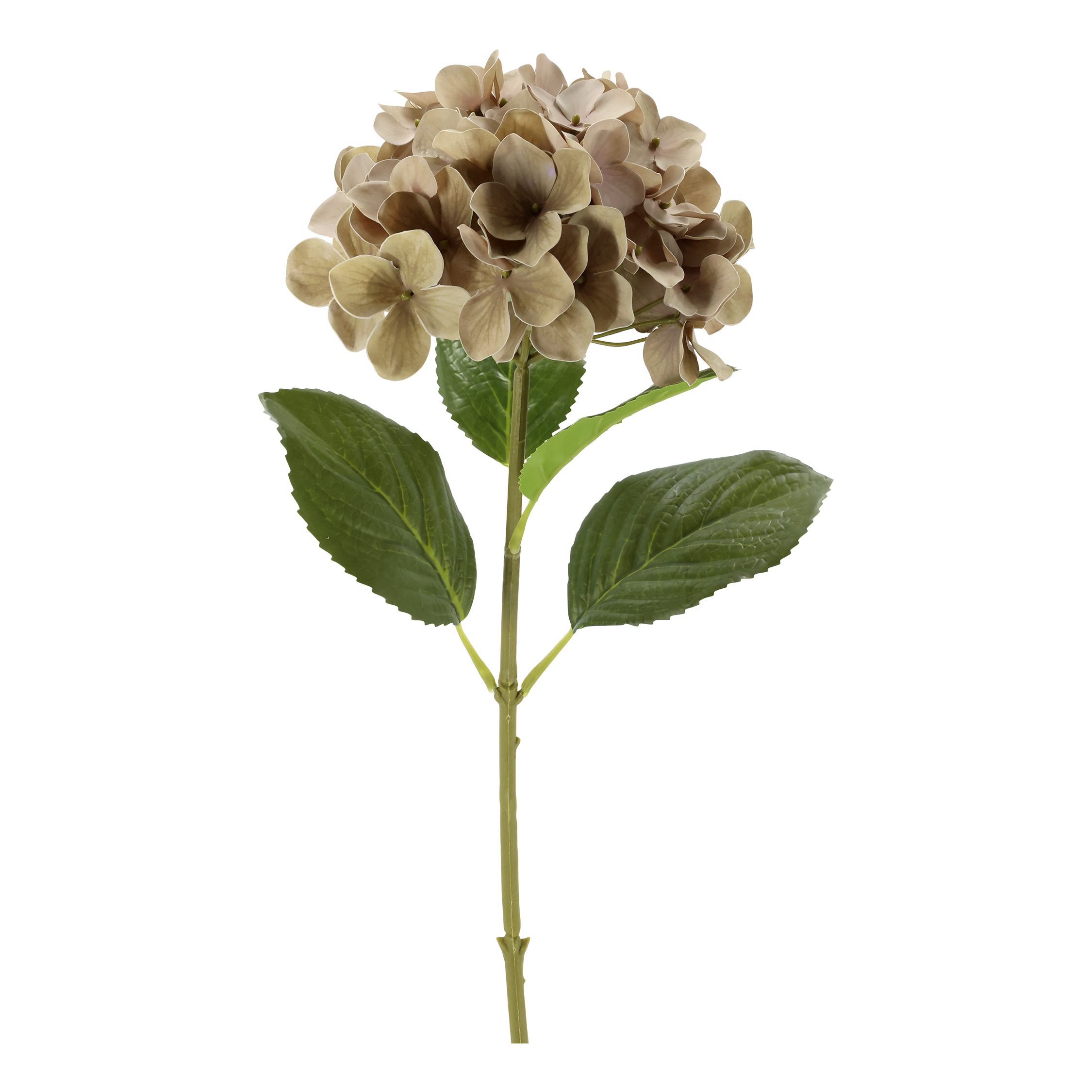 Kunstblume Hortensie mit Stiel, 65 cm, Dusty Rose