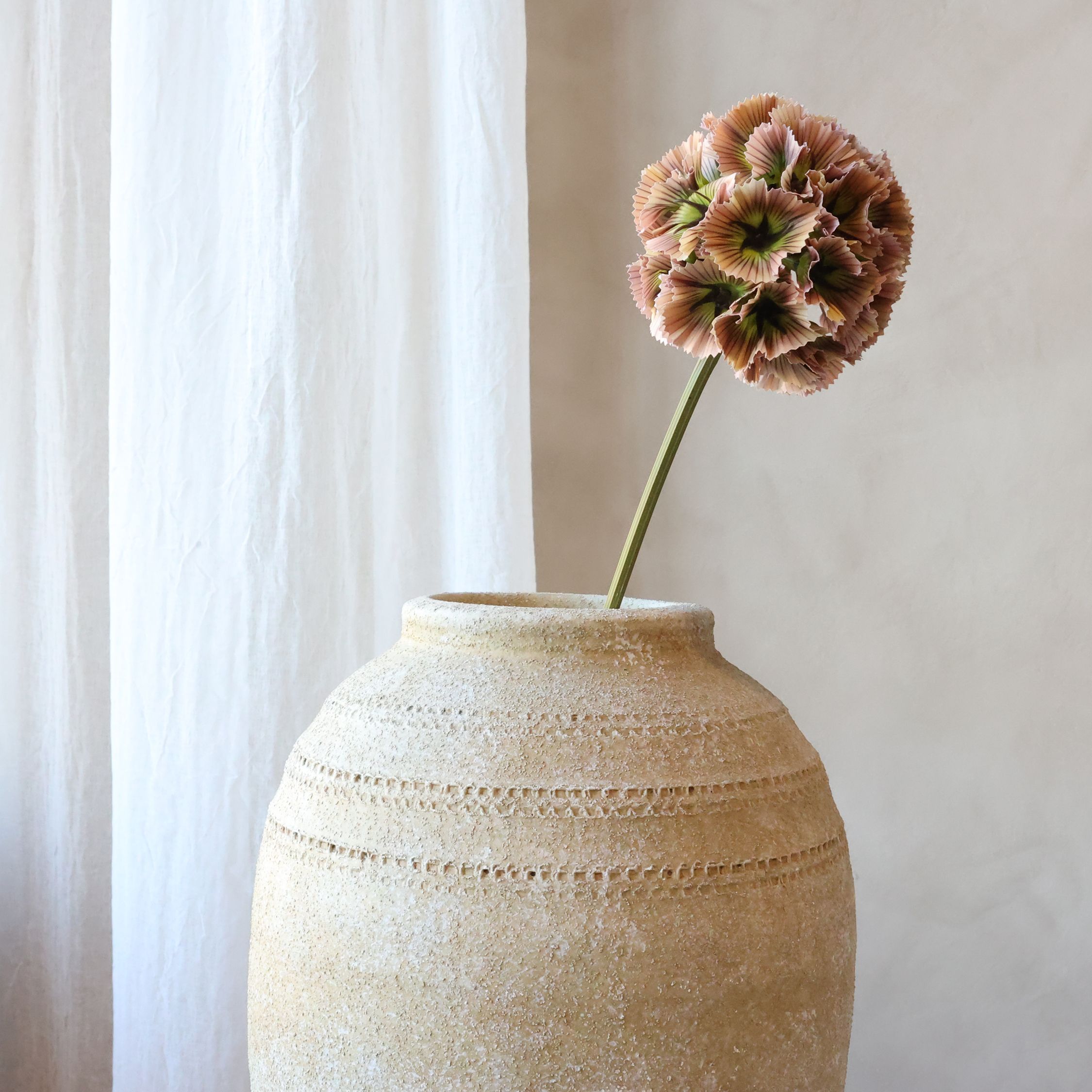 Kunstblume Fleur Stern-Skabiose in Dusty Rose, 55 cm