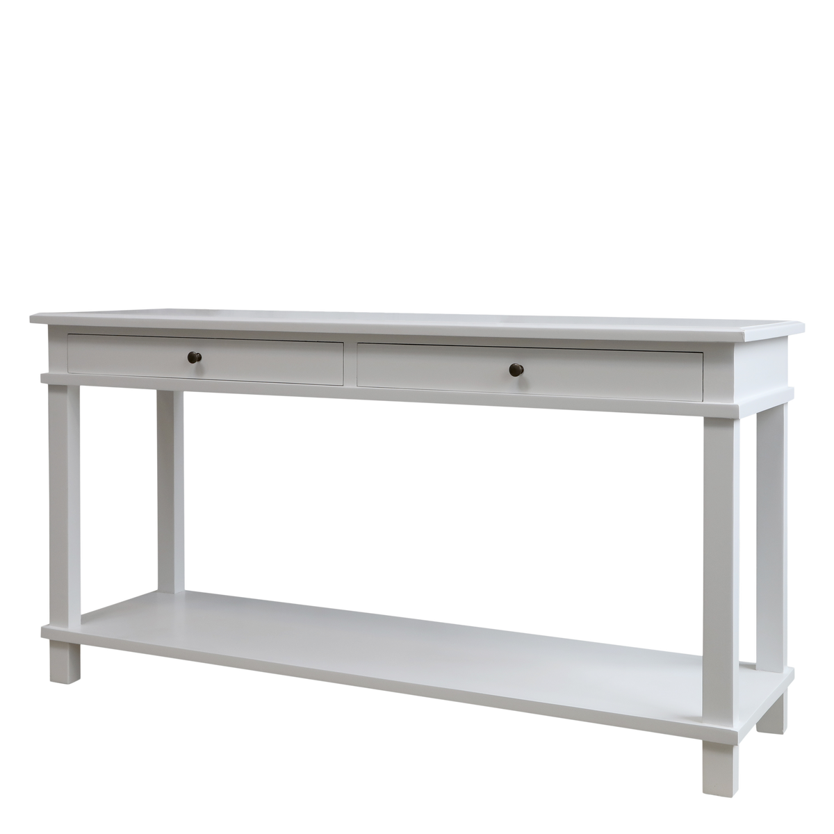 Weiße Kommode Marseille, Pappelholz, 158 cm lang