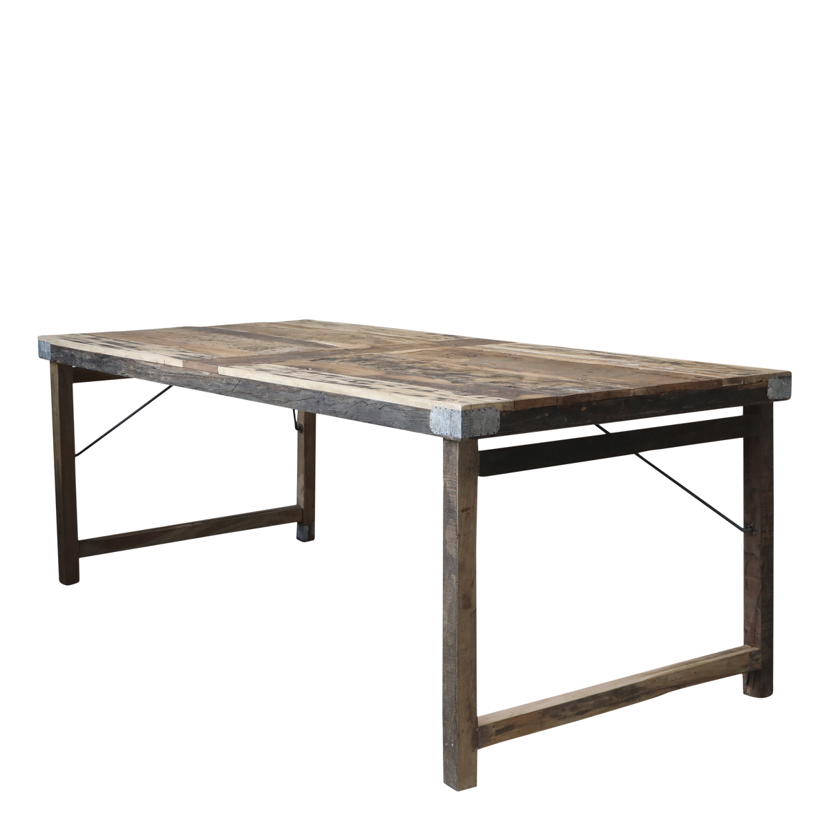 Holztisch Grimaud, Recyclingholz, 200 cm lang