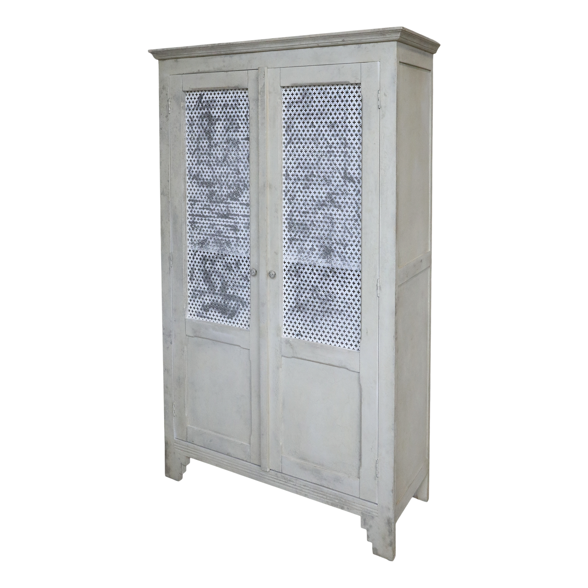 Old French Linen Closet H184/L113/W44.5 cm antique cream