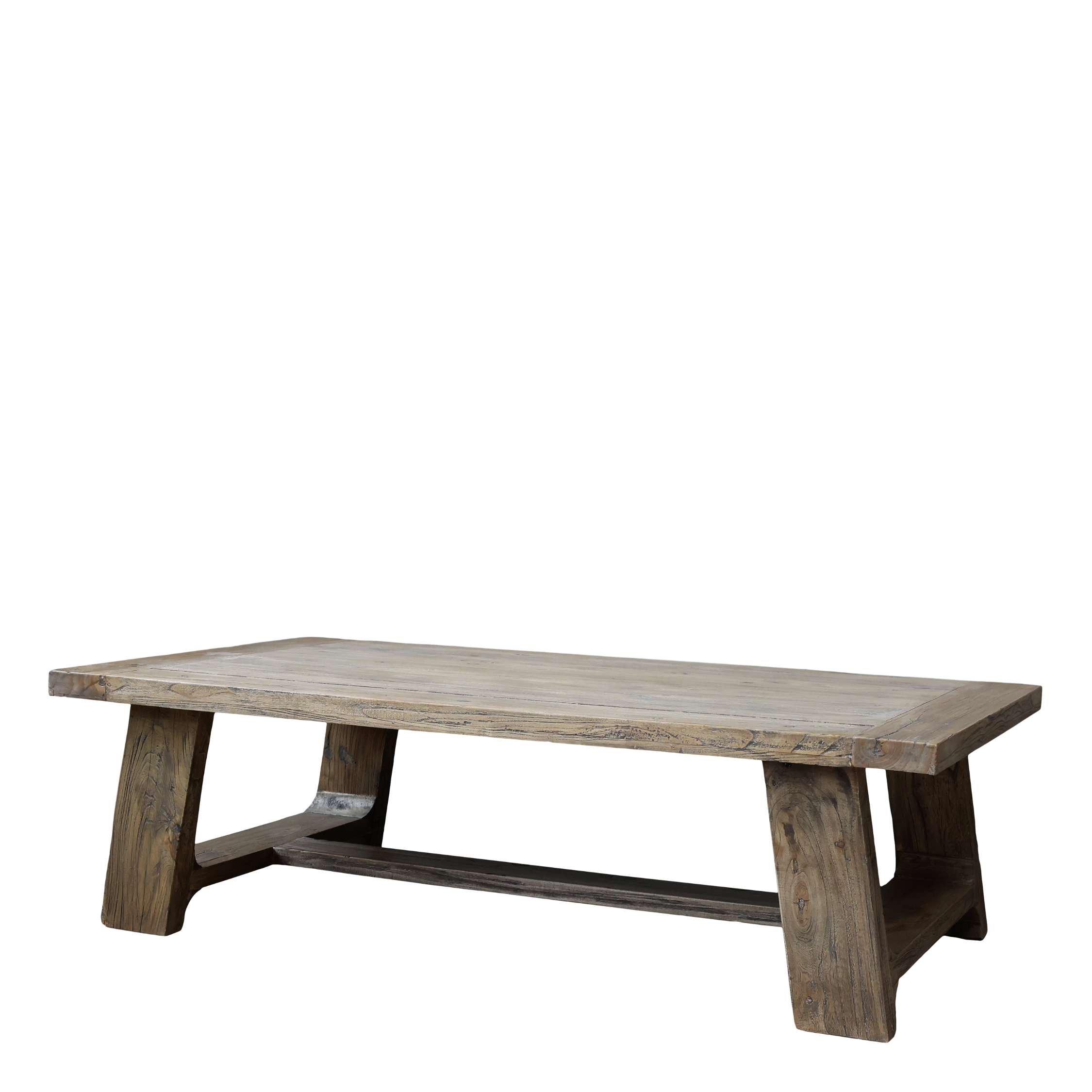 Coffee Table in recycled wood H40/L130/W68 cm nature