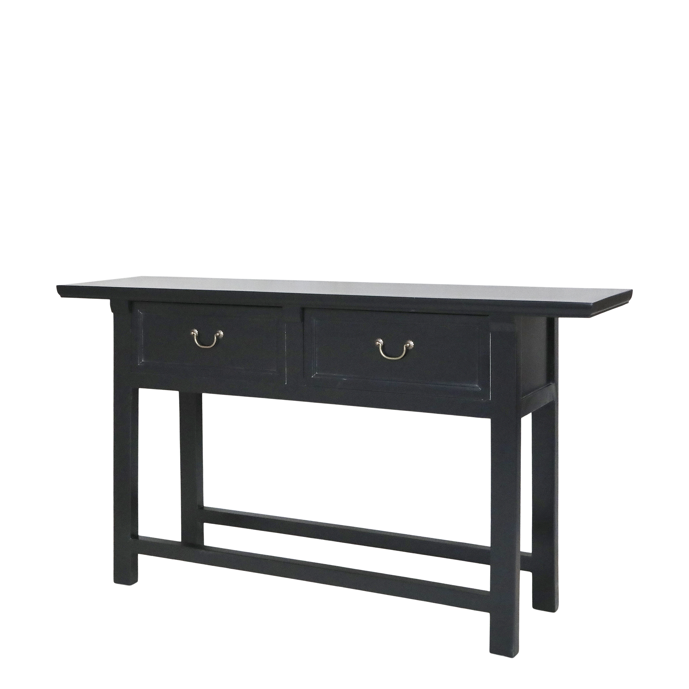 Anrichtetisch mit 2 Schubladen, schwarz, 150 cm lang