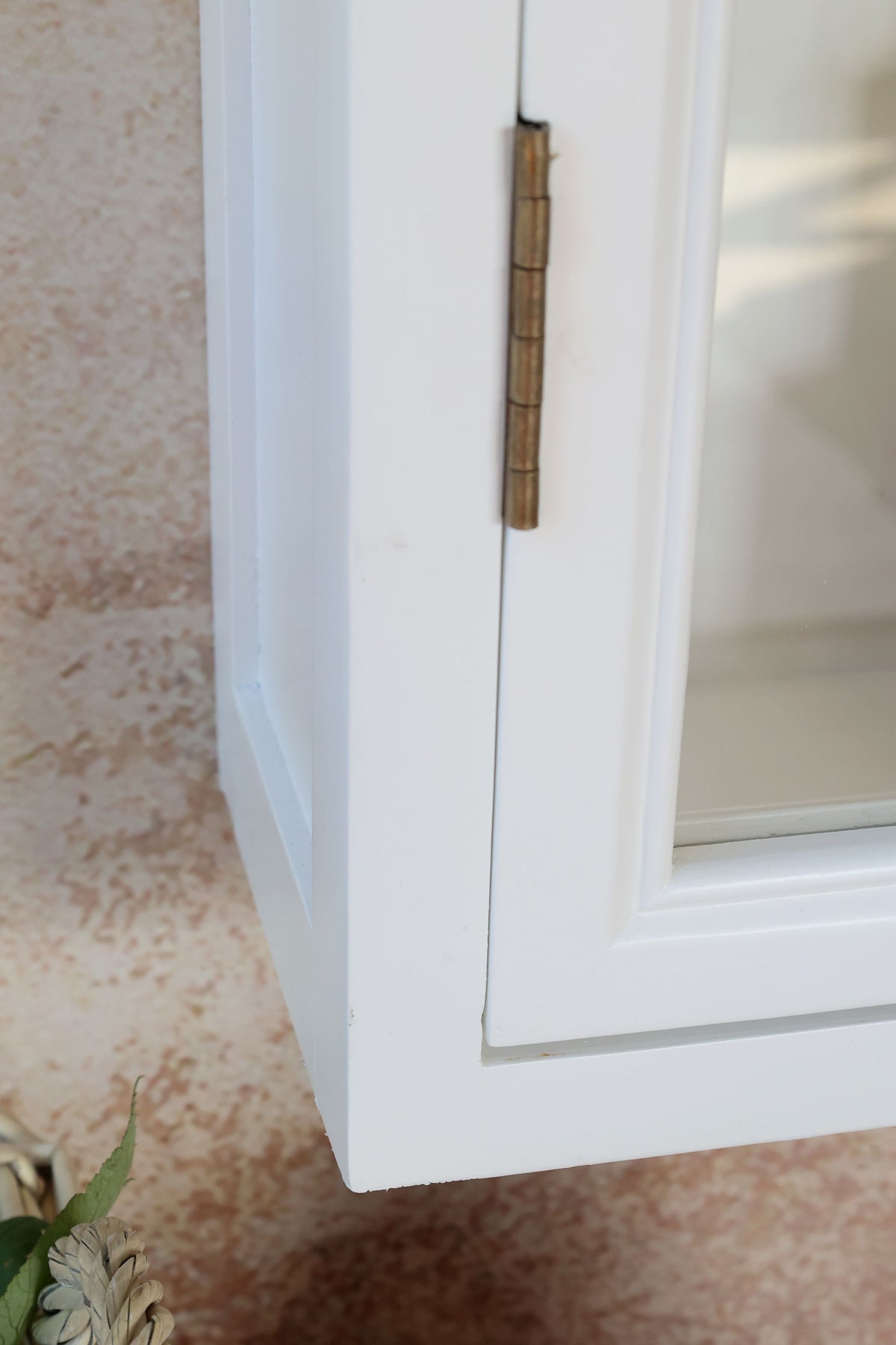 Wandschrank Marseille, 120 cm hoch, weiß mit 4 Ablagen