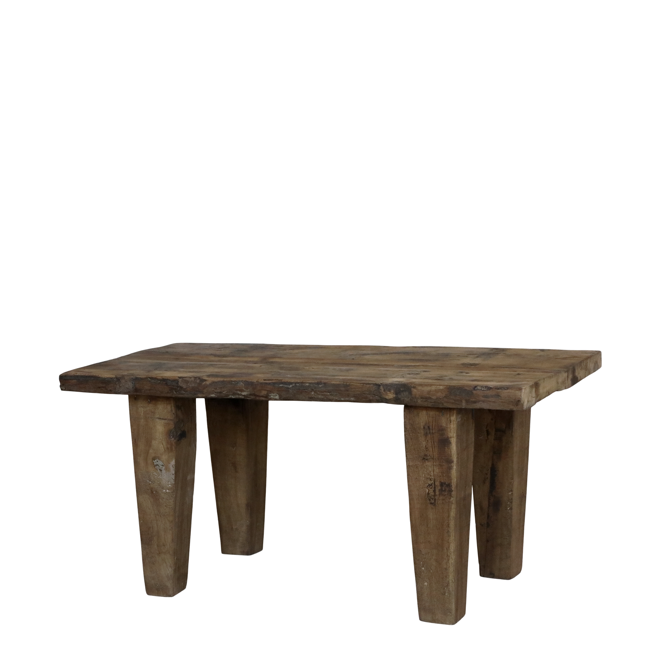 Sofatisch aus Recyclingholz 90 cm lang