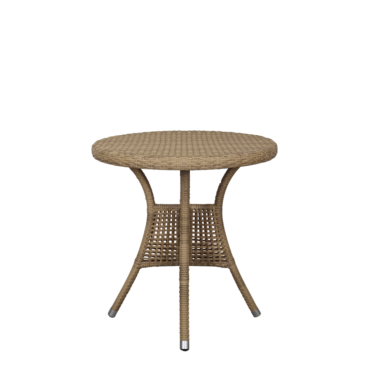 Bistrotisch rund natur geflochten 74 cm hoch