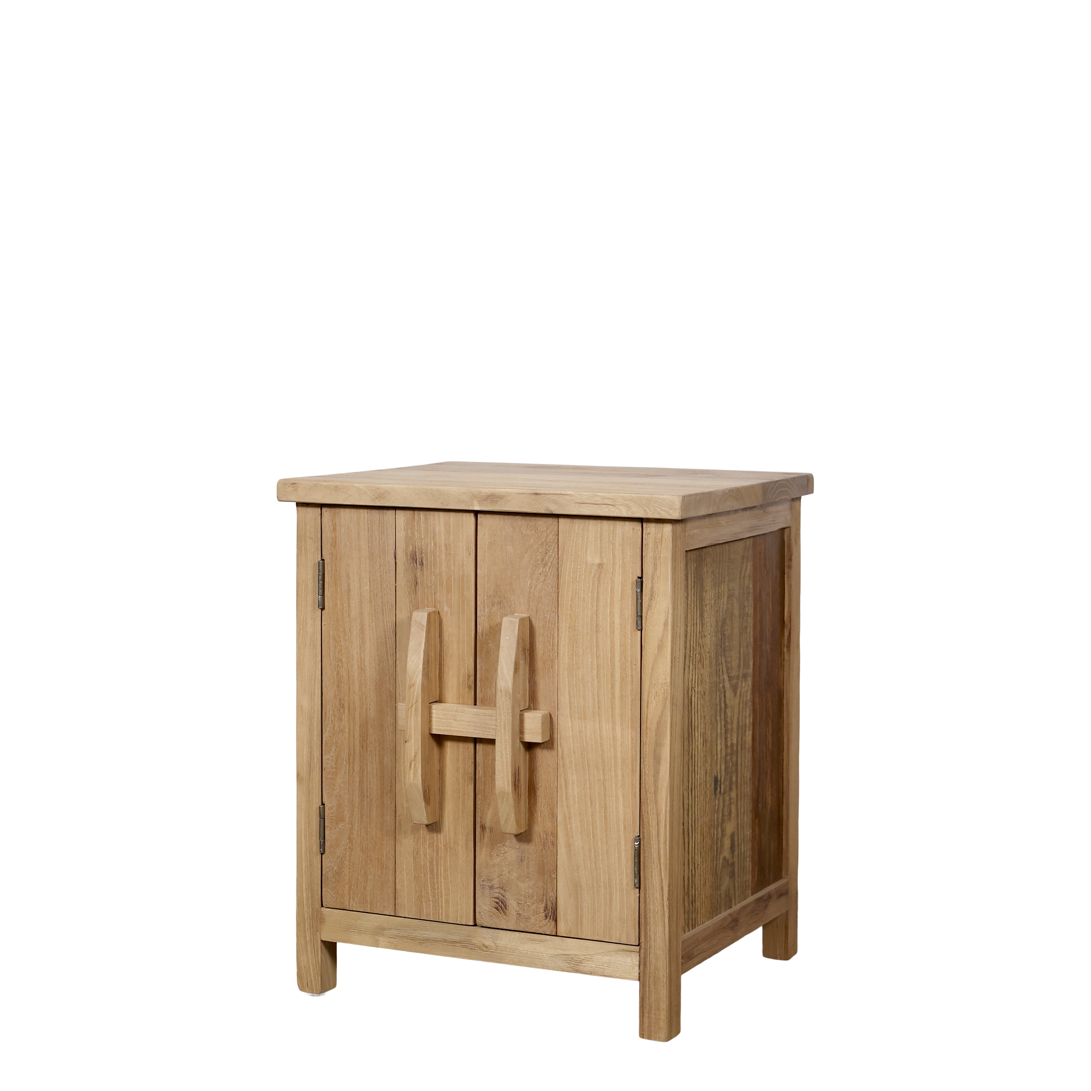 Cabinet w. 2 doors & shelves H55/L45/W40 cm nature