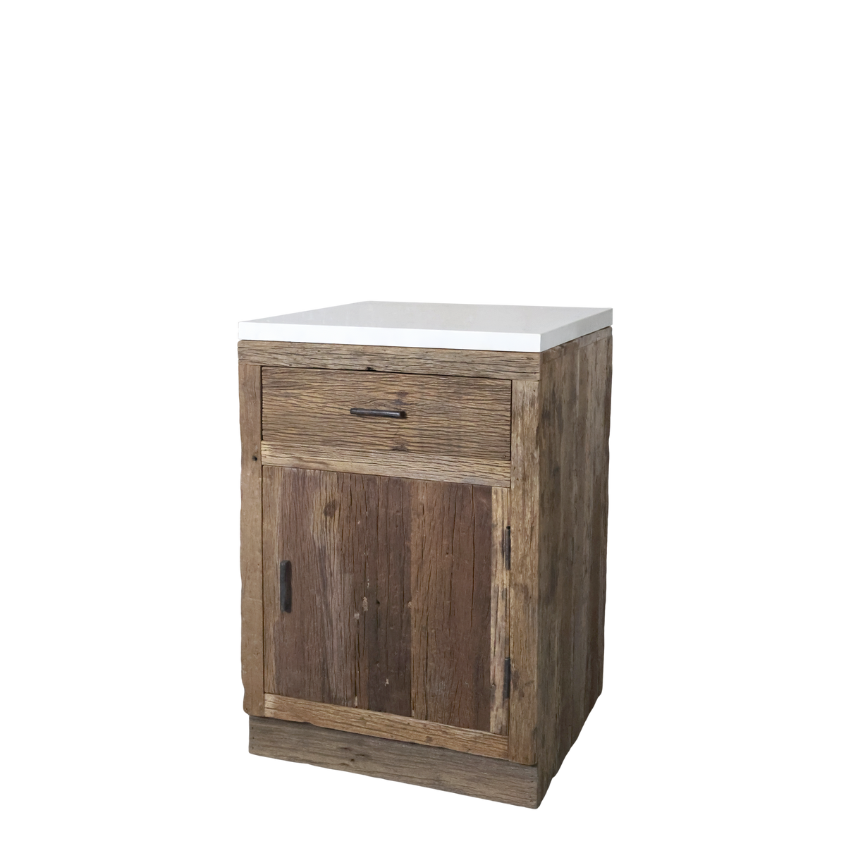 Grimaud Schrank mit Marmorplatte, 60 cm breit, natur