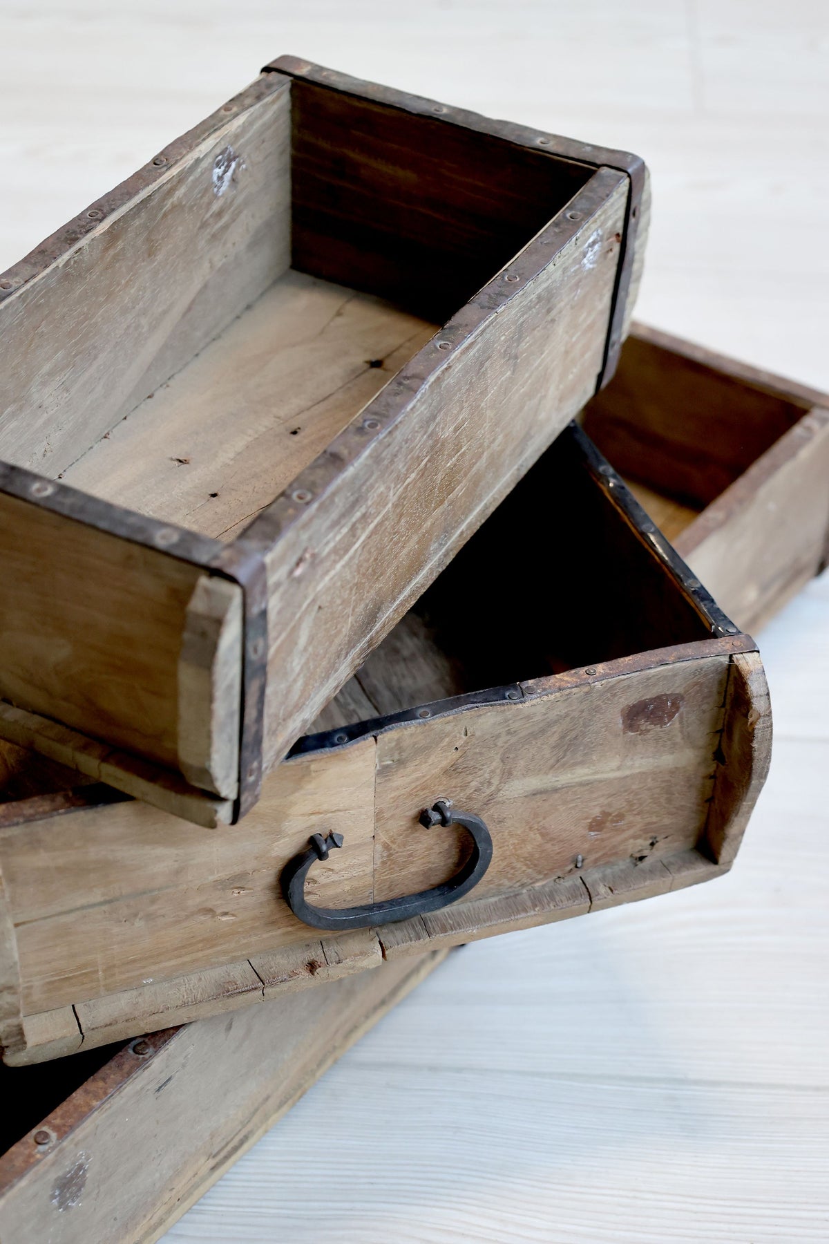 Grimaud Backsteinform aus Recyclingholz, 30 cm lang