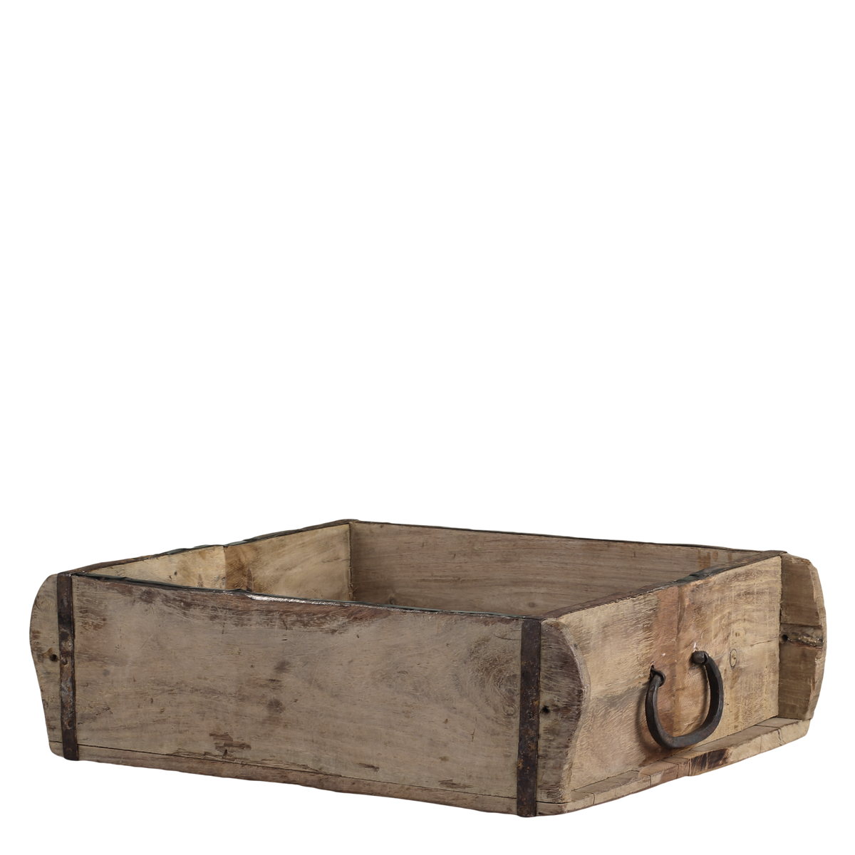 Backsteinform aus Recyclingholz, natur, 22,5 cm breit