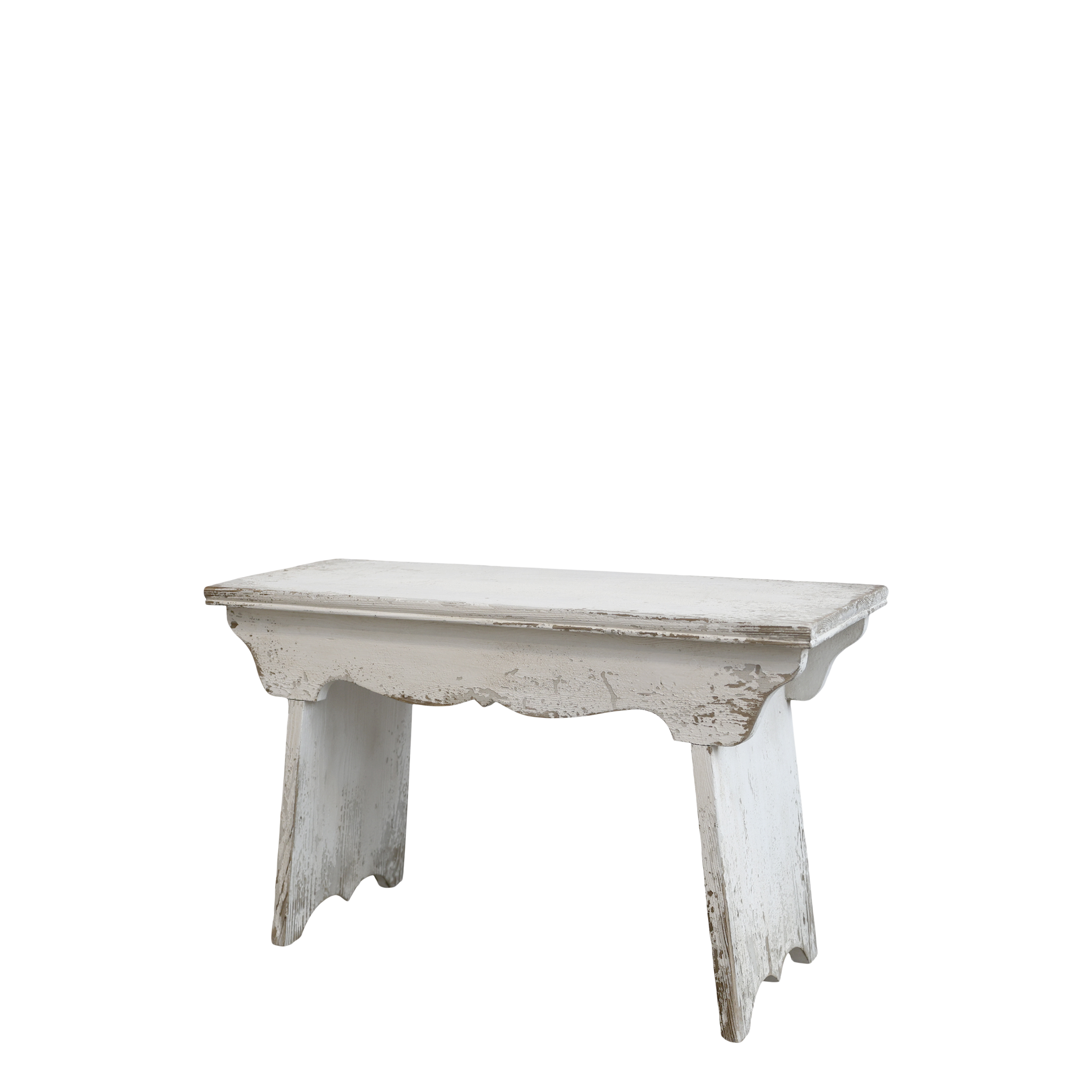 Old French Bench H48.5/L80/W30 cm antique cream