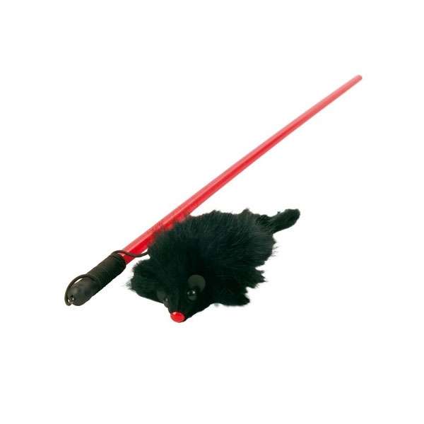 Trixie Kitty-Dangler Spielangel mit Maus - 50 cm