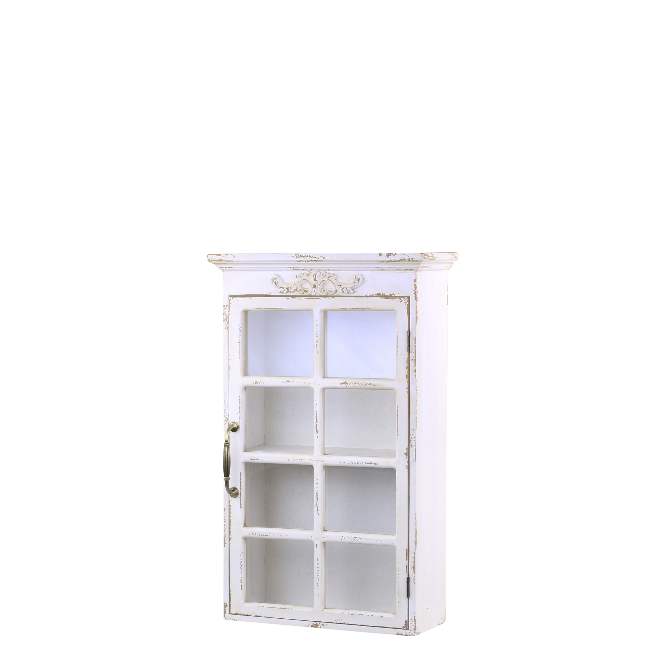Vitrinen Wohnzimmer: Wandschrank in Antique Creme