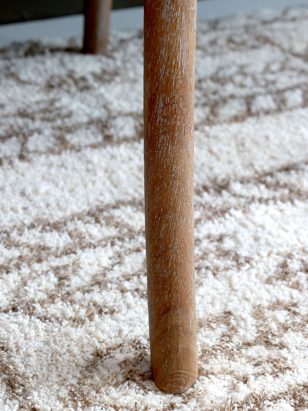 Esstischstuhl mit Rattan-Geflechtsitz, natur