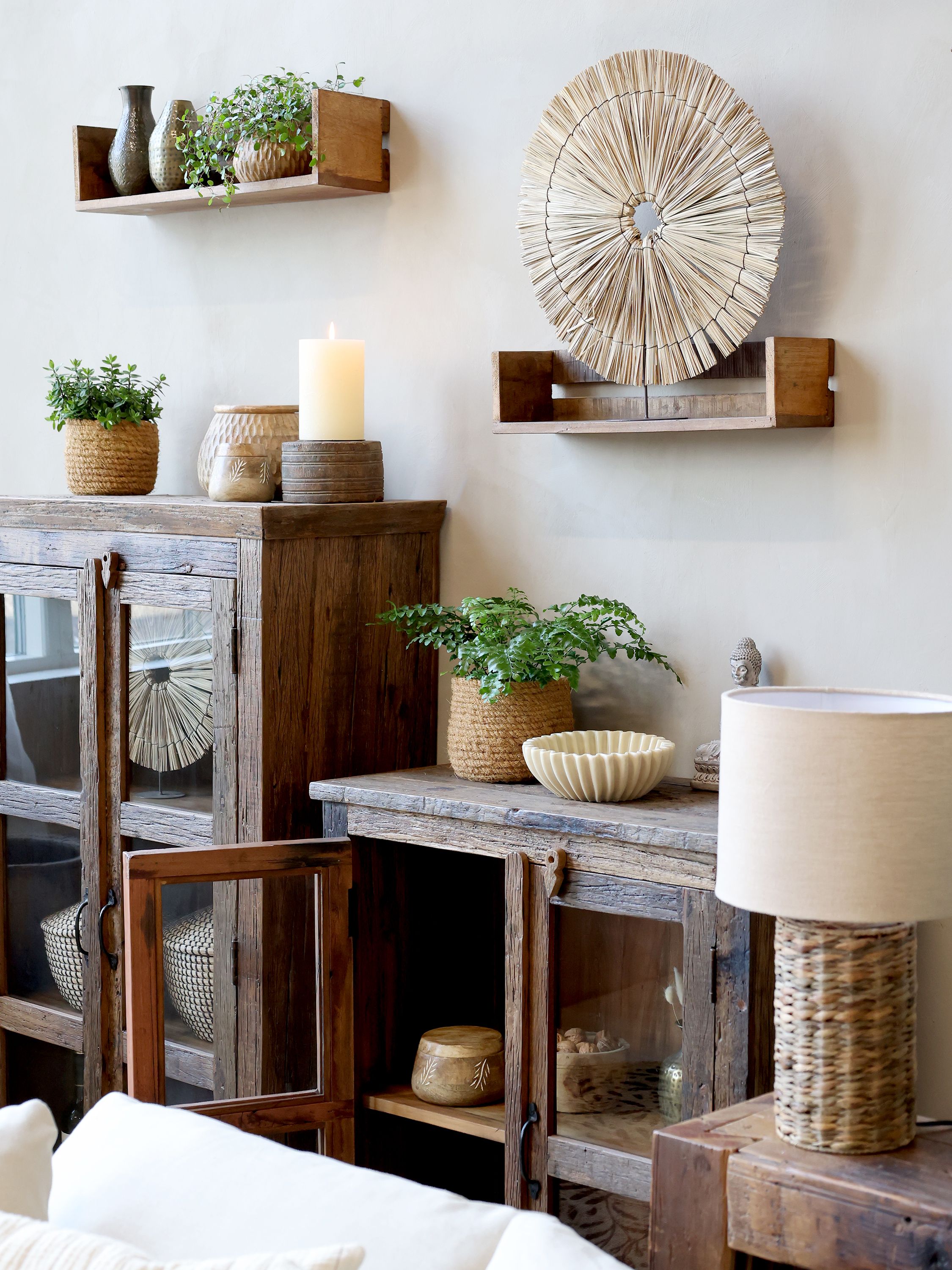 Regalbrett aus Holz – natur, 60 cm lang