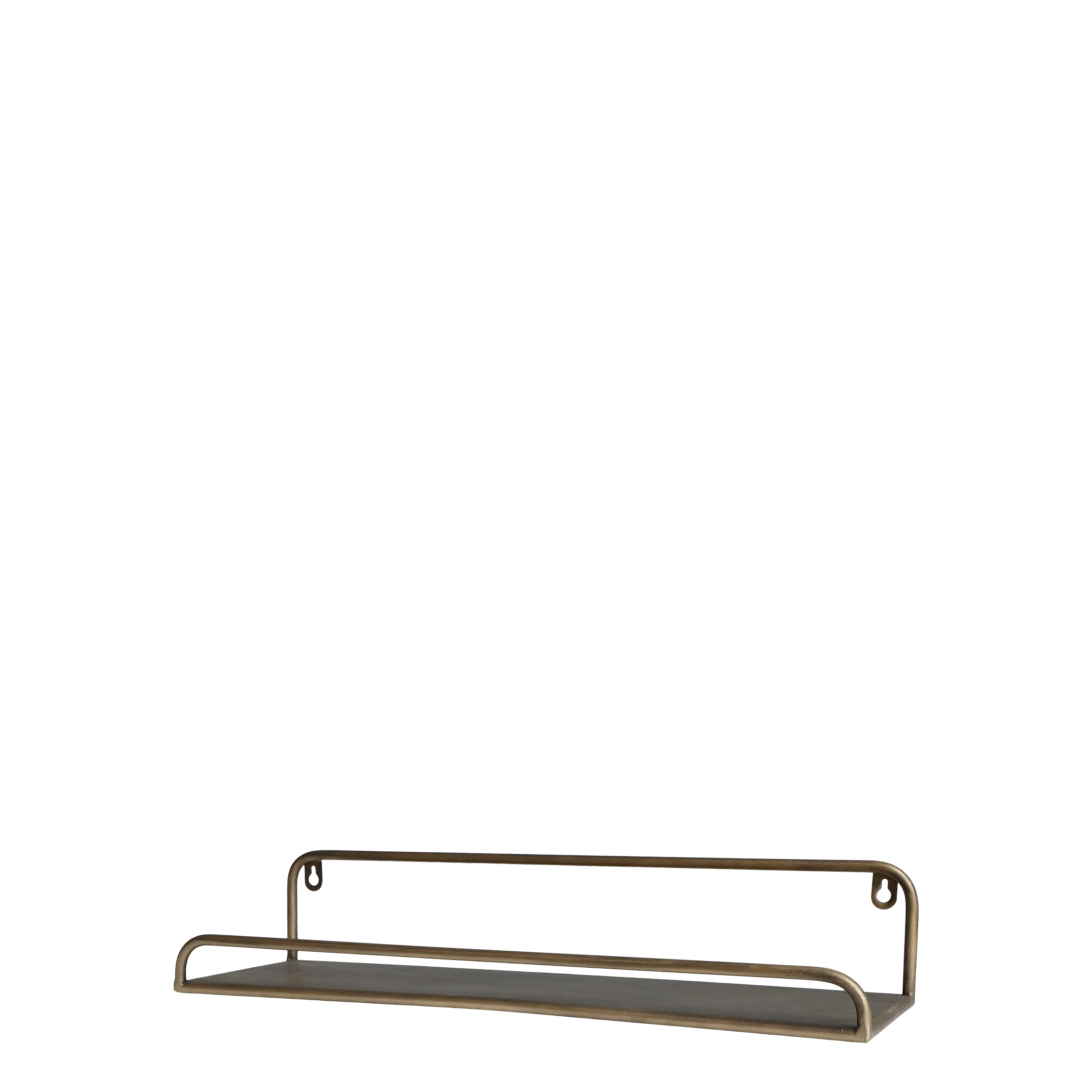 Shelf H10/L50/W15 cm antique brass
