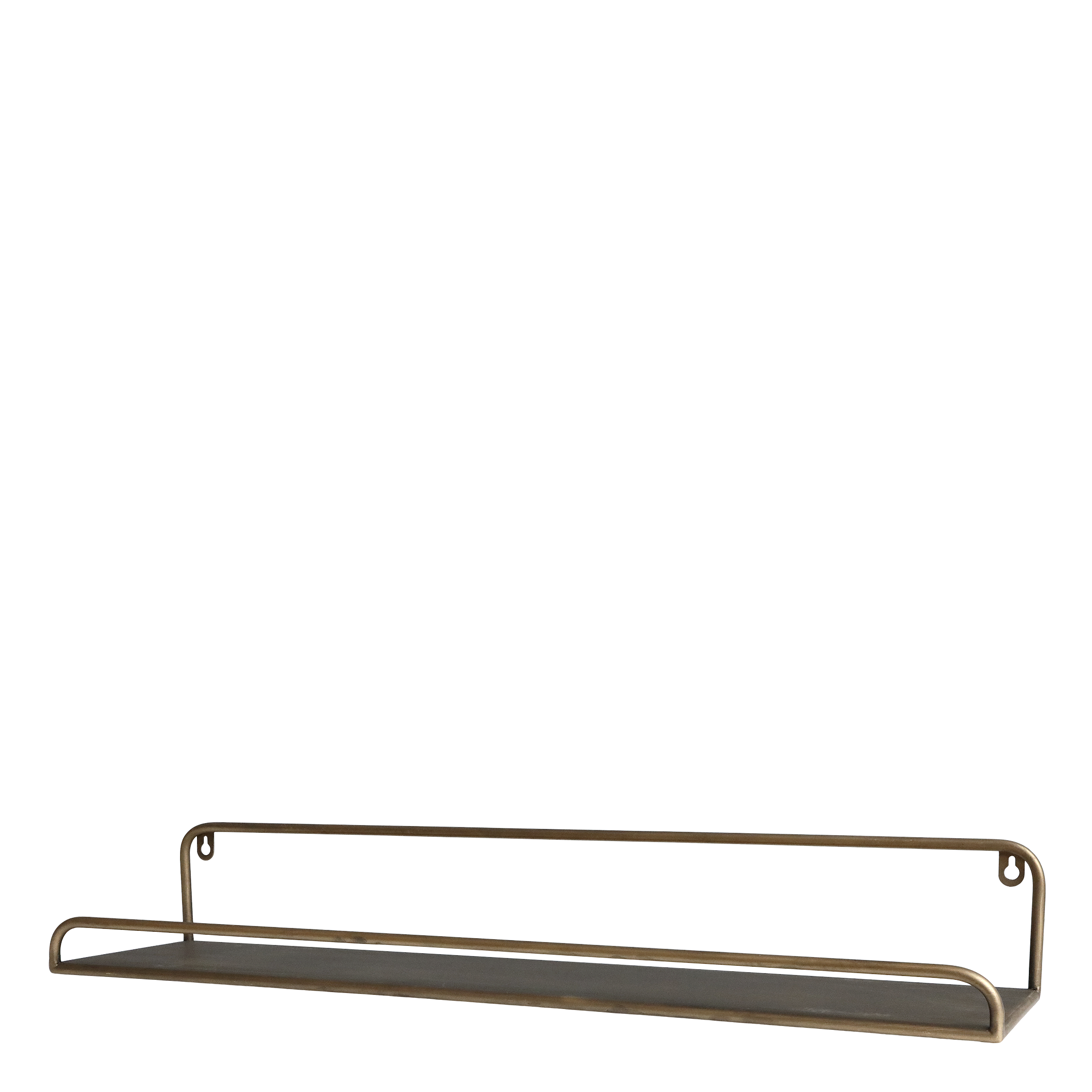 Shelf H11/L70/W17 cm antique brass