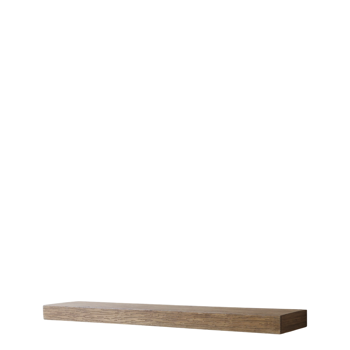 Regalbrett aus Holz, 90 cm lang, Natur