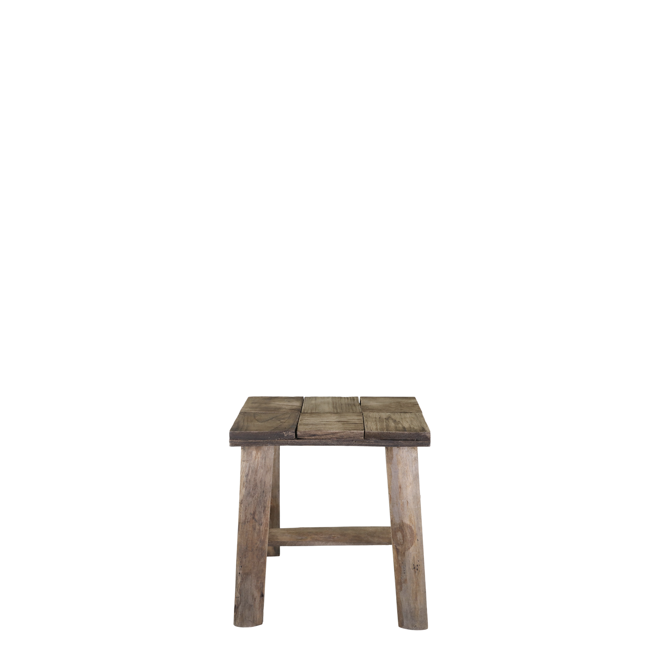 Bench w. pattern on seat H33/L33/W24 cm nature