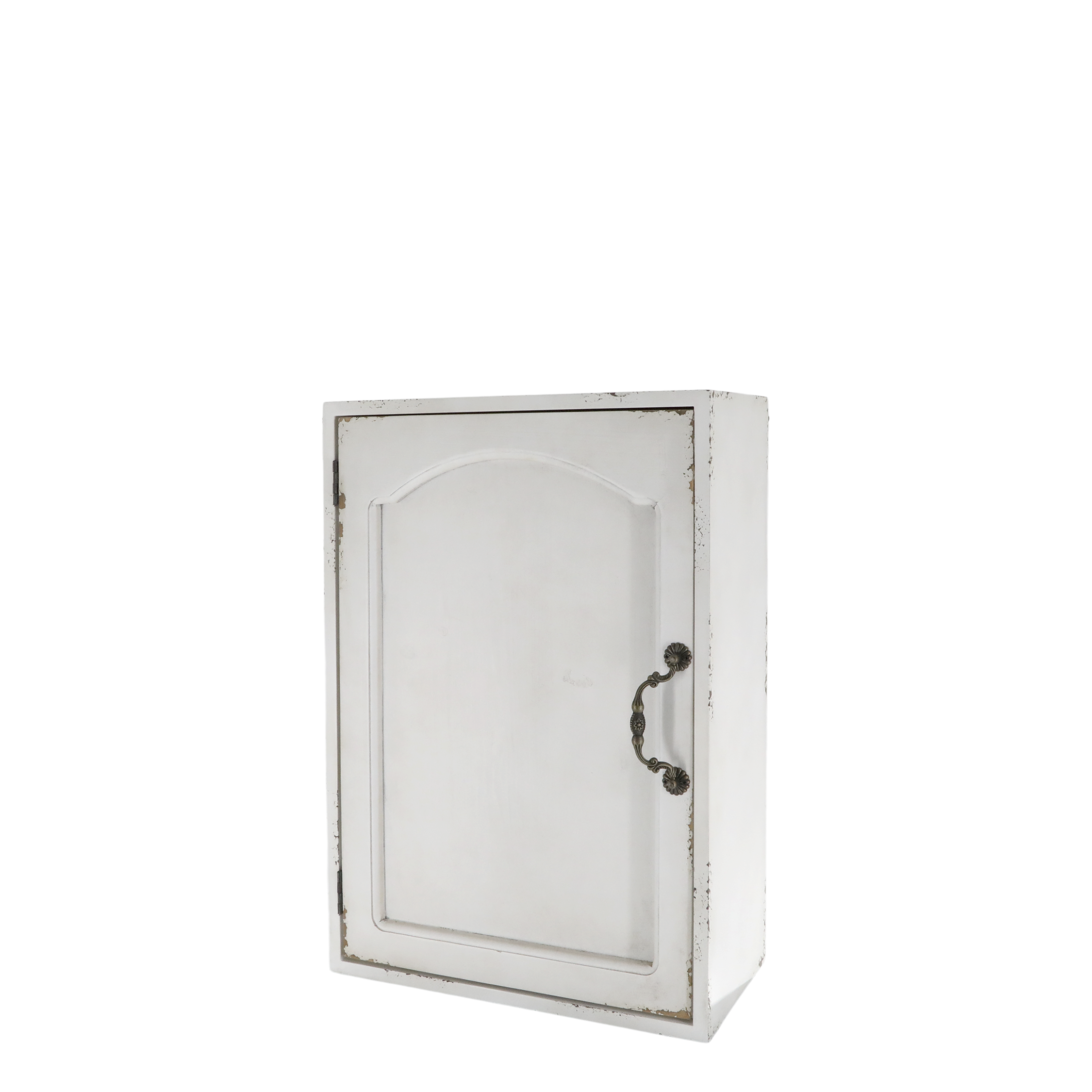 Cabinet for wall w. 1 door H50/L35/W19.5 cm antique cream