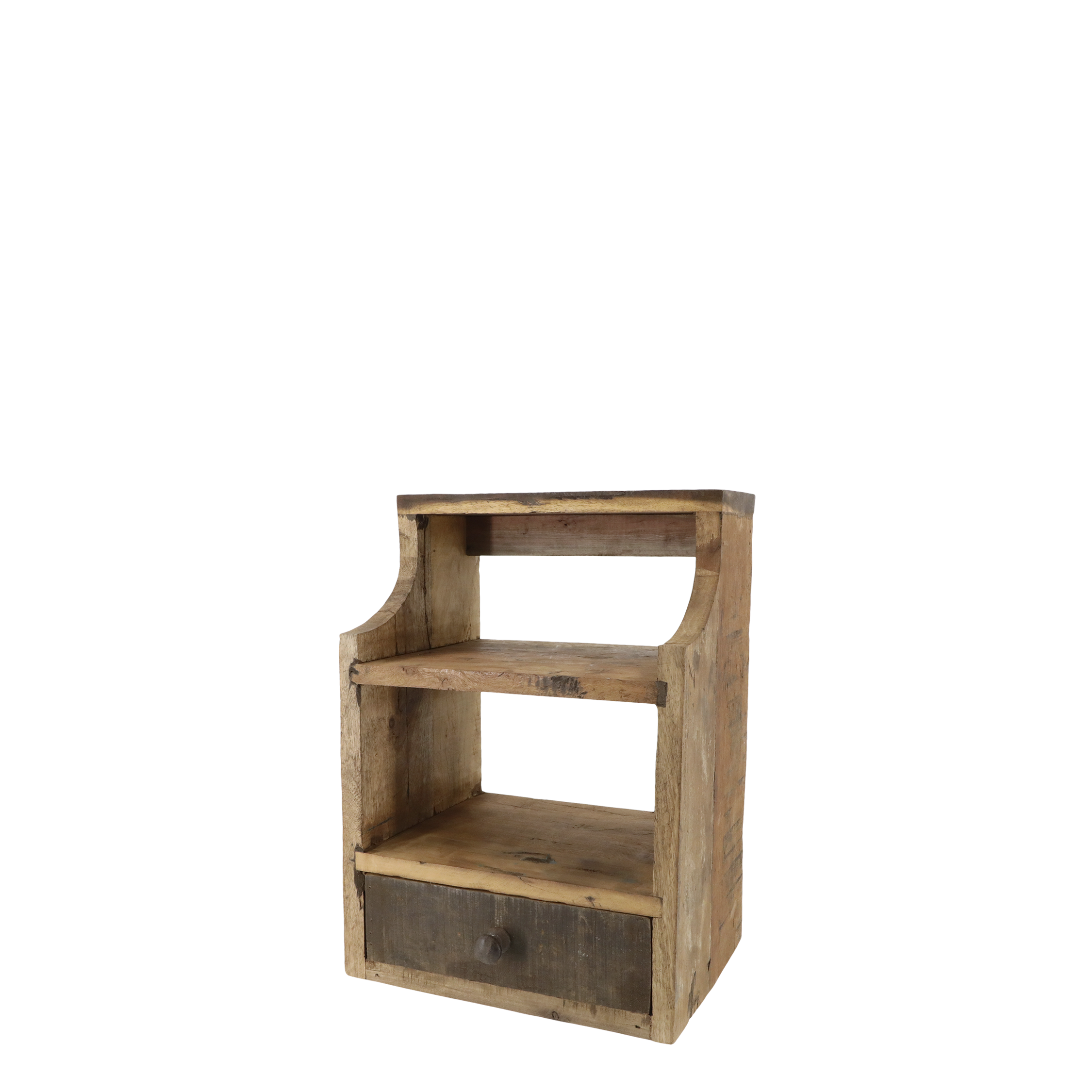 Grimaud Shelving Unit w. 2 shelves & 1 drawer H43/L30/W23 cm nature