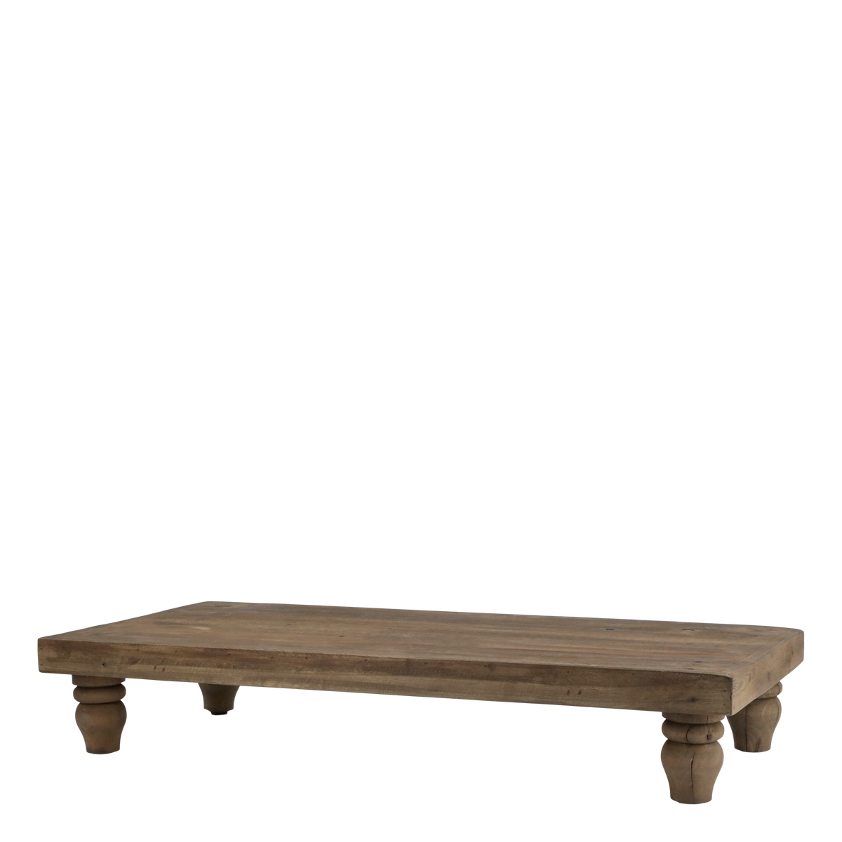 Aufsatz aus Recyclingholz, 74 cm lang, natur