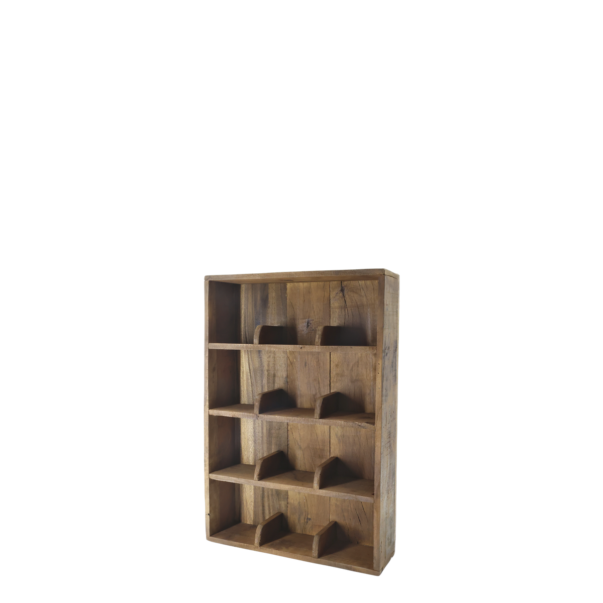 Regalbrett aus Holz mit Unterteilung, 61 cm hoch
