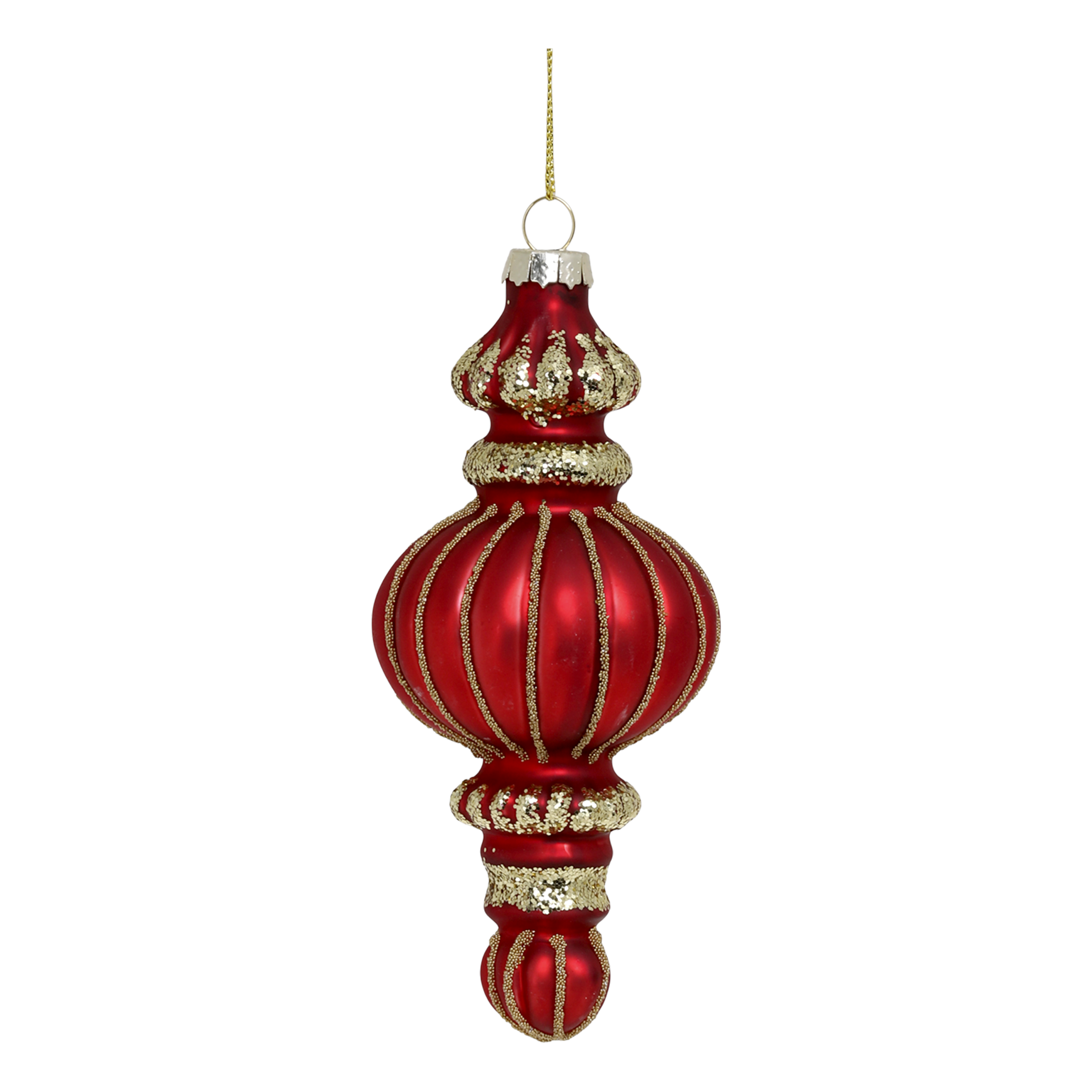 Glas Ornament antique cherry – 15,5 cm hoch
