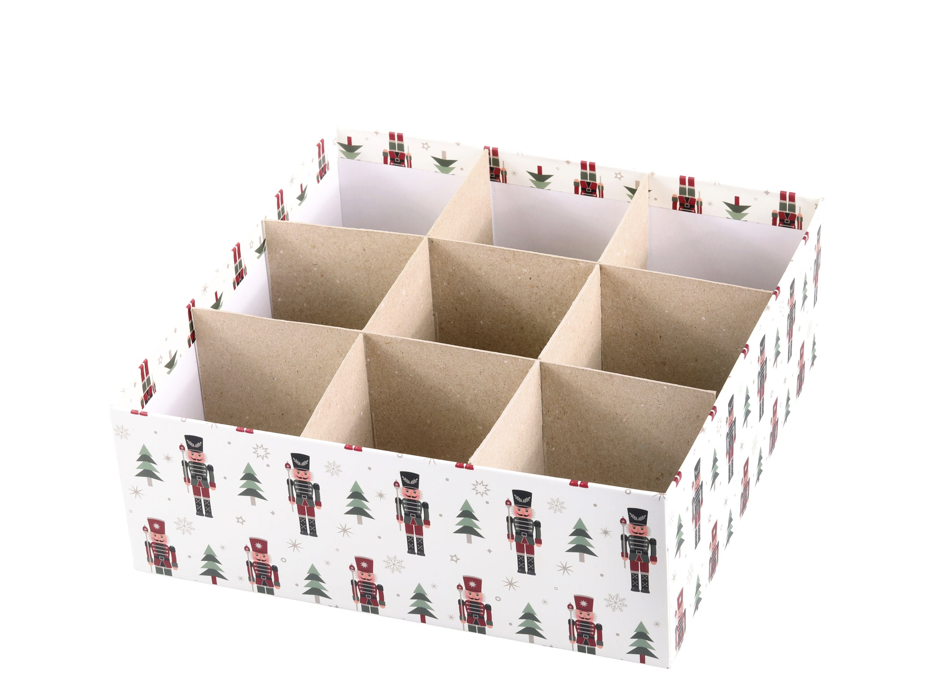 Boxen mit Nussknackern Set von 3 in Creme