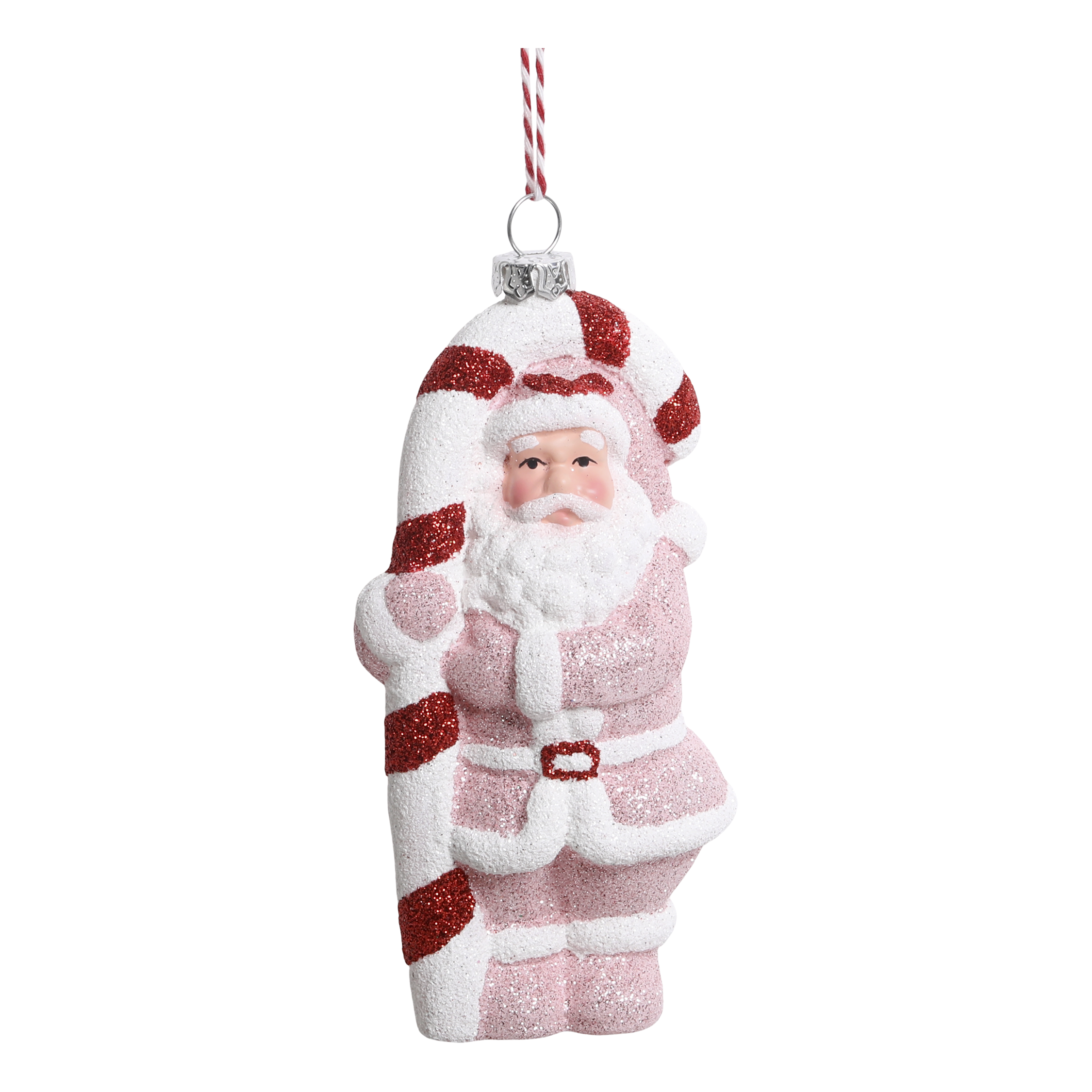 Weihnachtsmann-Deko pink lady, 12,5 cm