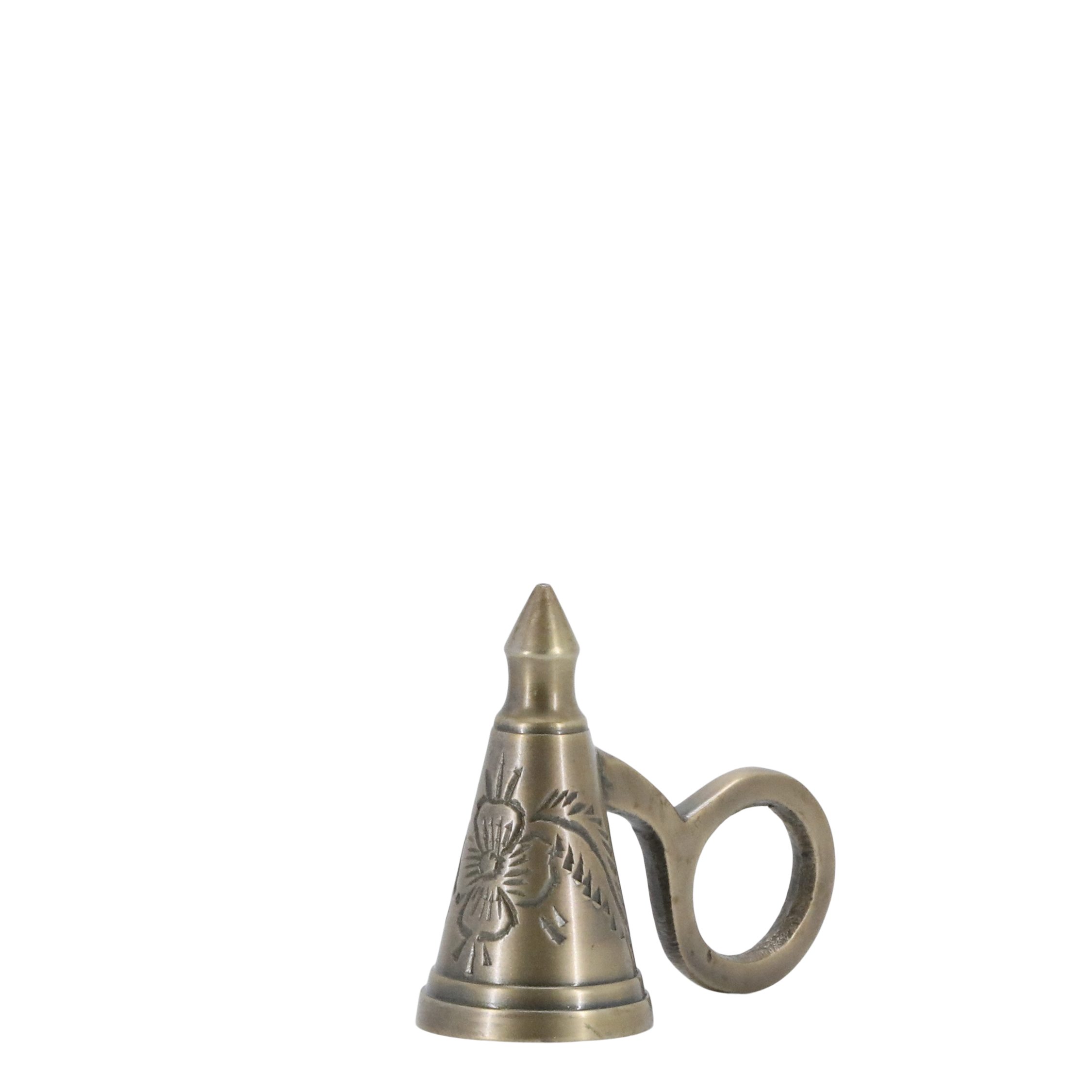Löschhütchen aus Aluminium für Servietten, Antique Messing