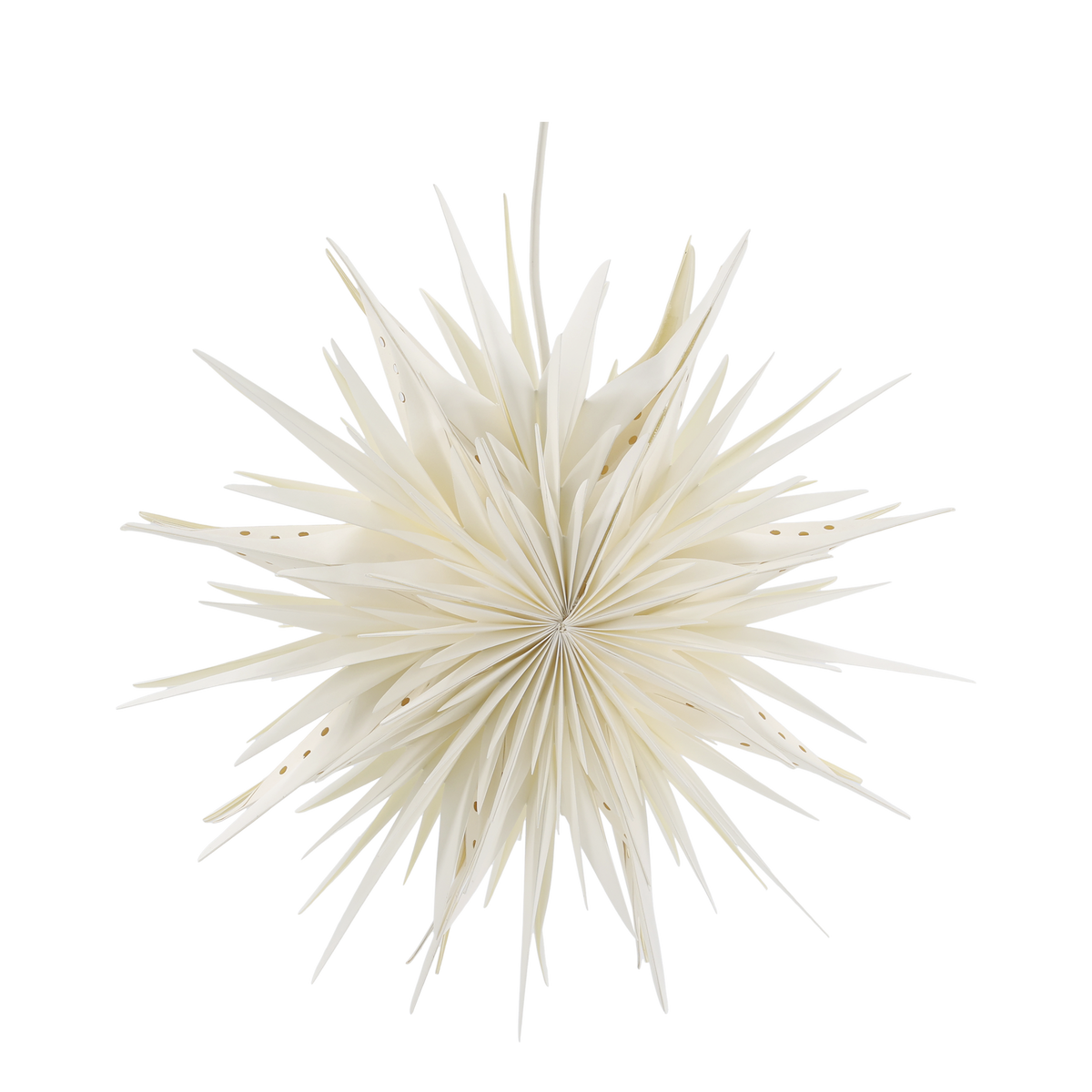 Papierstern 40 cm Durchmesser creme – Deko