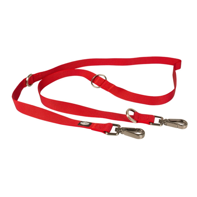 Duvoplus Explor North Duo Leine 200cm/25mm - Rot