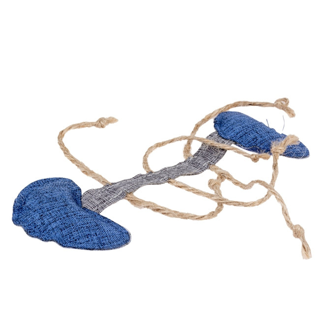 Duvoplus Cat Toy ECO Navy Fischgräte